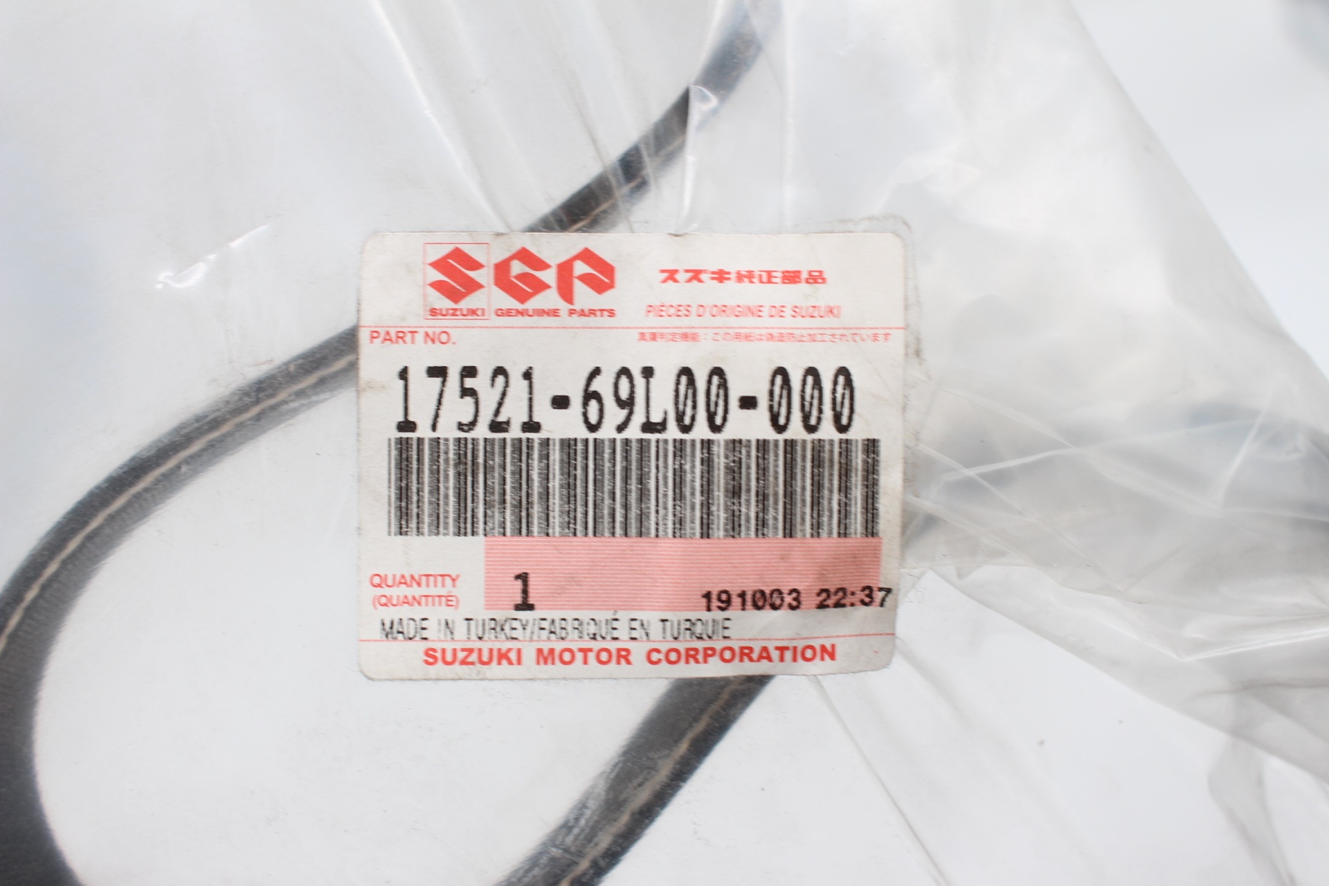 Keilrippenriemen 17521-69L00 für Suzuki SPLASH SWIFT 1.0 1.2