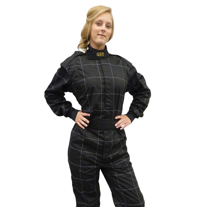 QSP Kart Motorsport Mechaniker Overall Schwarz Größe - 66