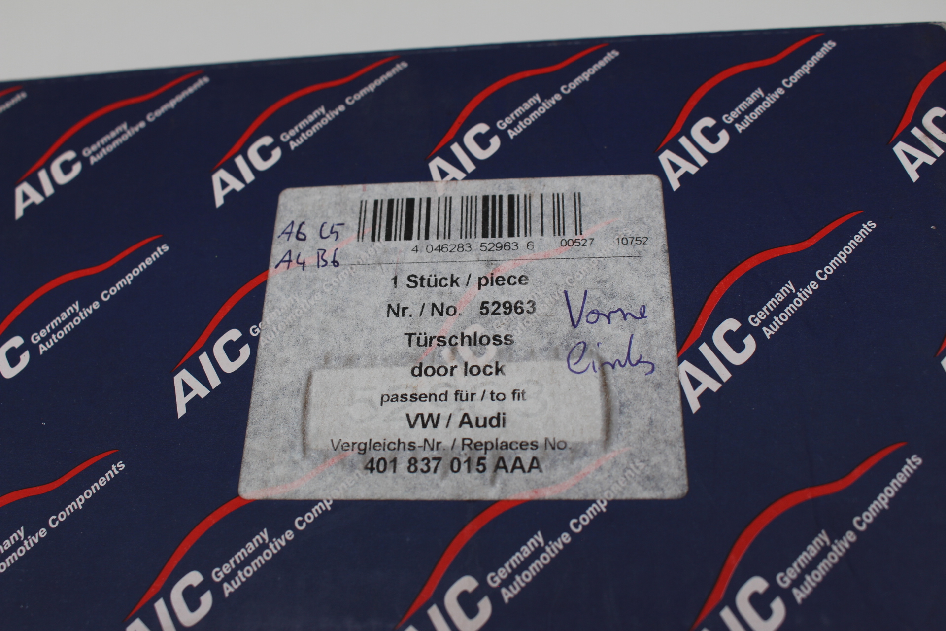 AIC 52963 Türschloss vorne links für AUDI A4 B6 A6 C5