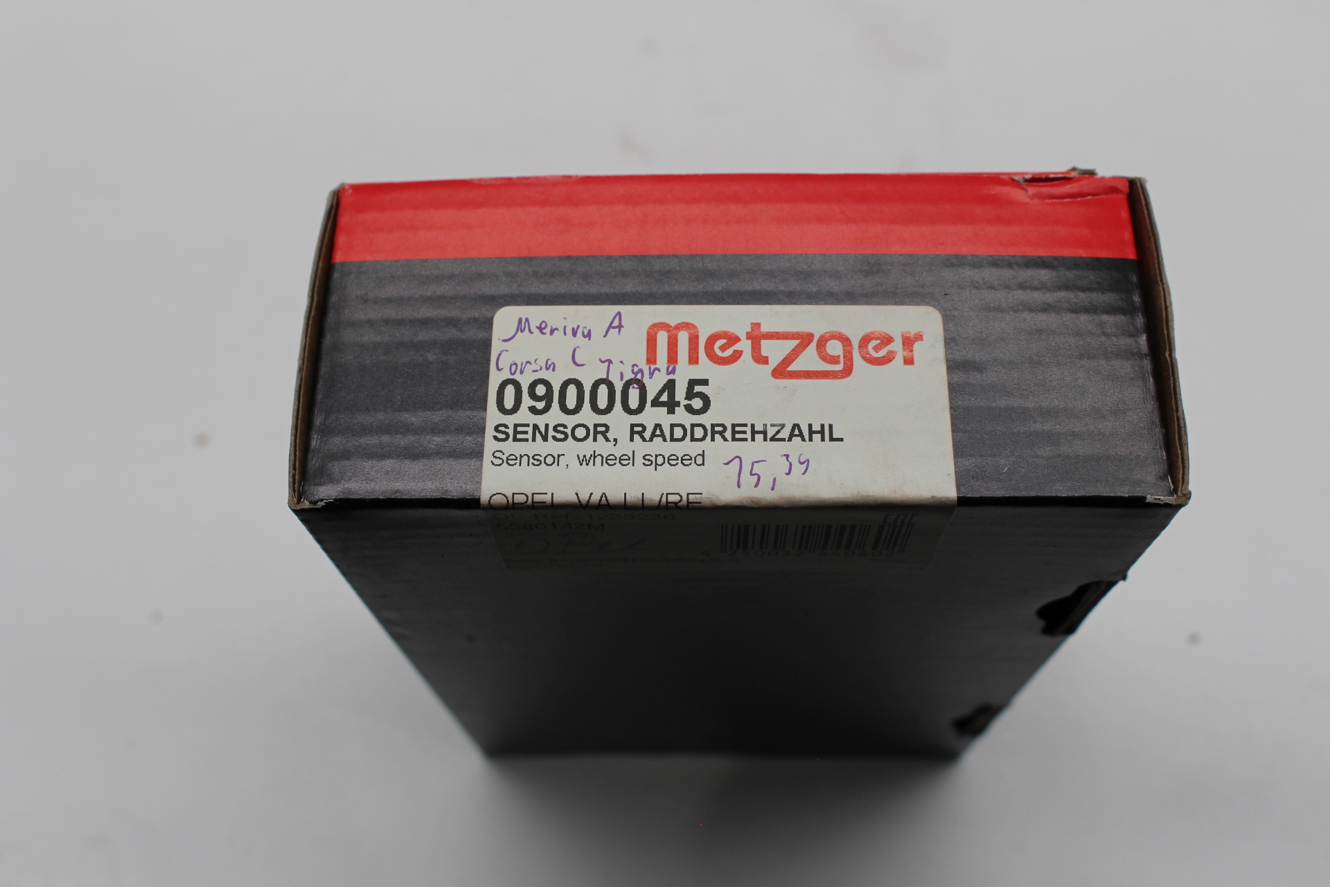 METZGER 0900045 ABS Sensor, Raddrehzahl vorne für OPEL COMBO CORSA C MERIVA A TIGRA