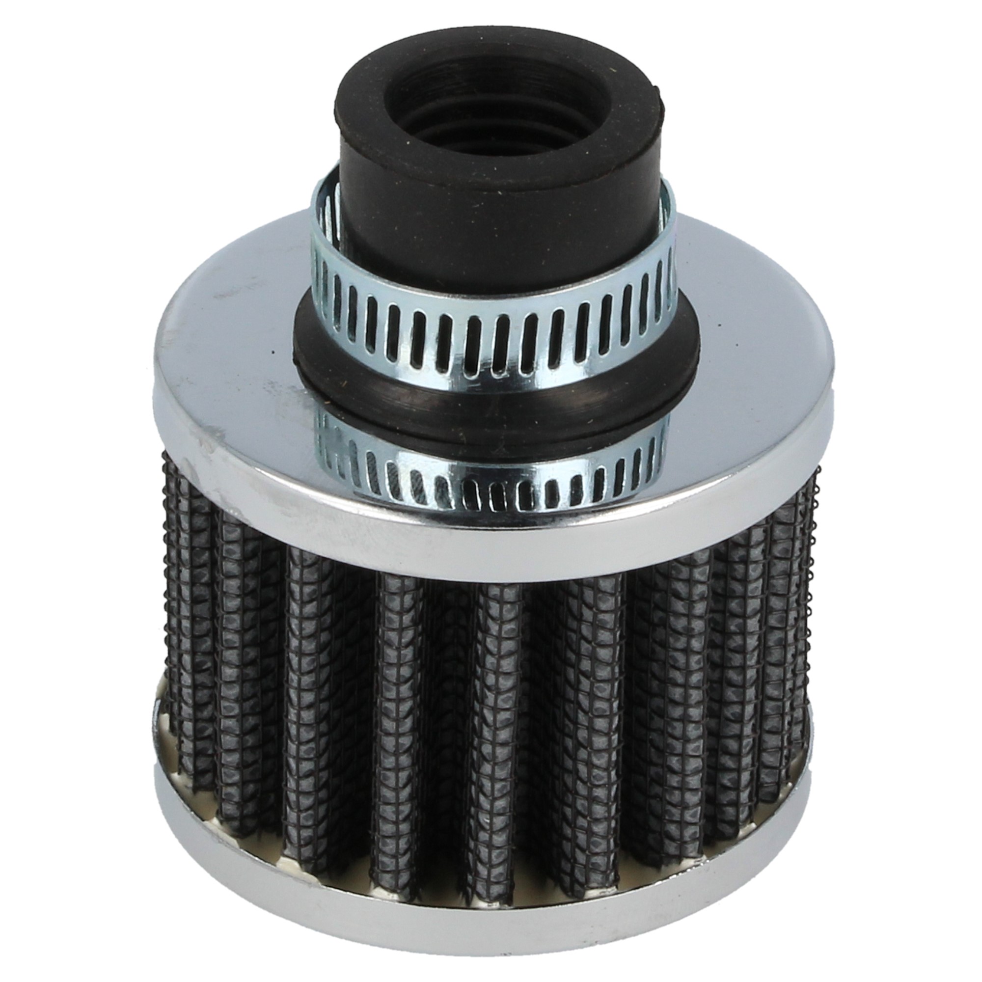 QSP Kurbelgehäuse Entlüftungsfilter 18mm Anschluss schwarz Breather Filter