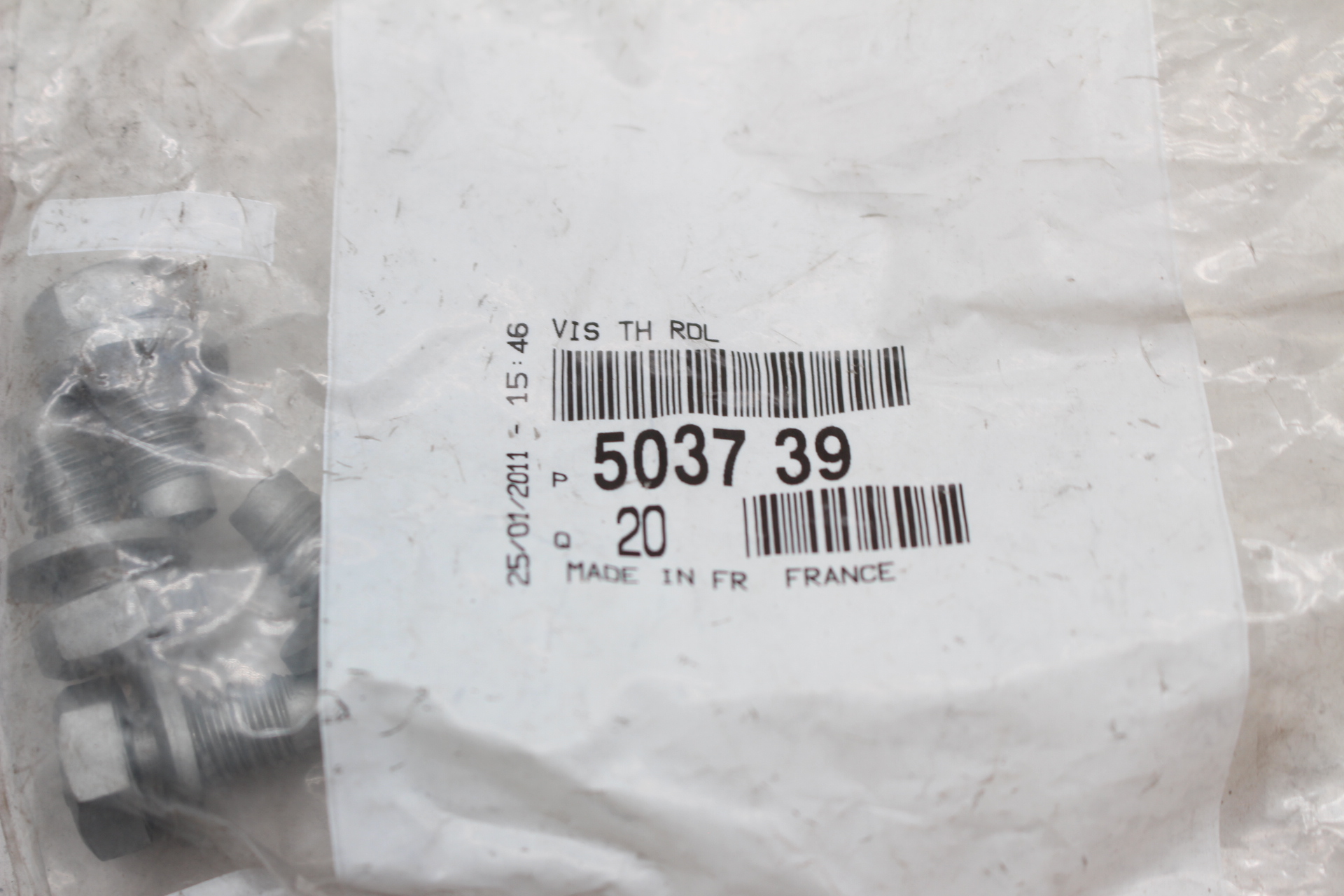 Citroen / Peugeot Schraube M8x125-16 503739 NEU NOS NEW OEM