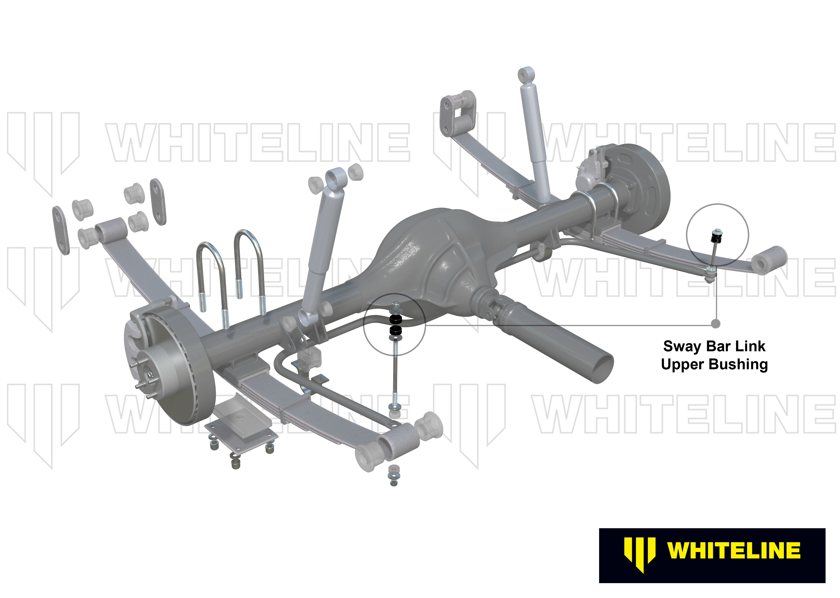 Whiteline Stabilisator-Koppelstange - oben Buchsen-Set für Ford Bronco u.a.