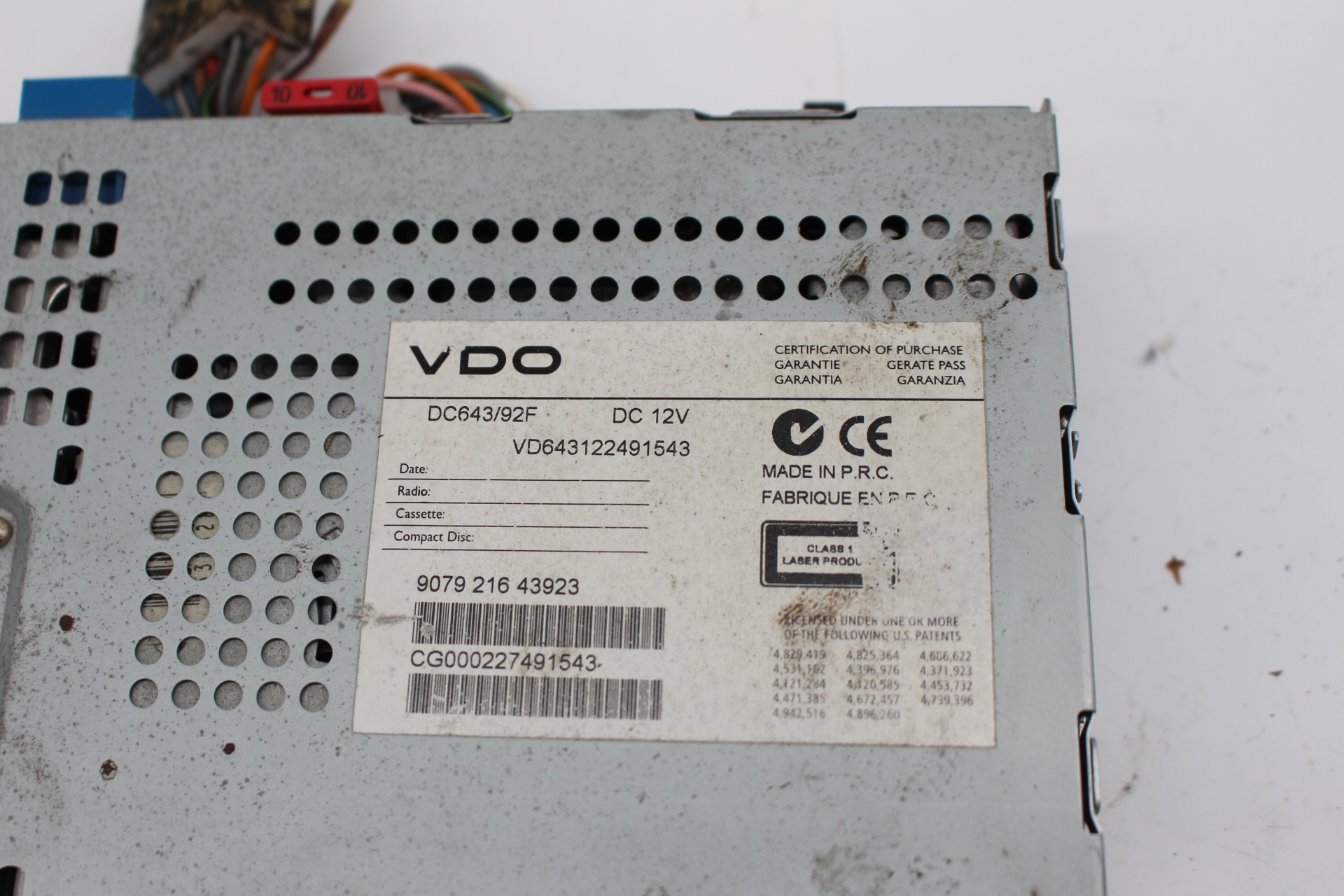 1DIN CD AUTOradio für Subaru Impreza WRX GD GG 01-04 RHD