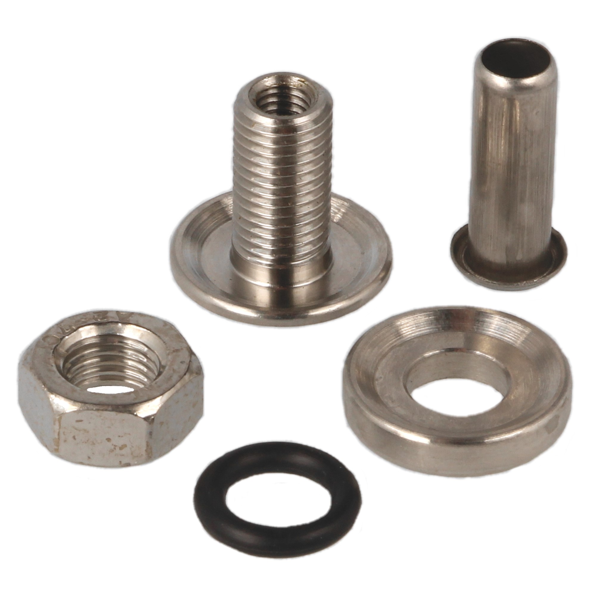 QSP selbstverschließender Fitting M5 internal thread Edelstahl