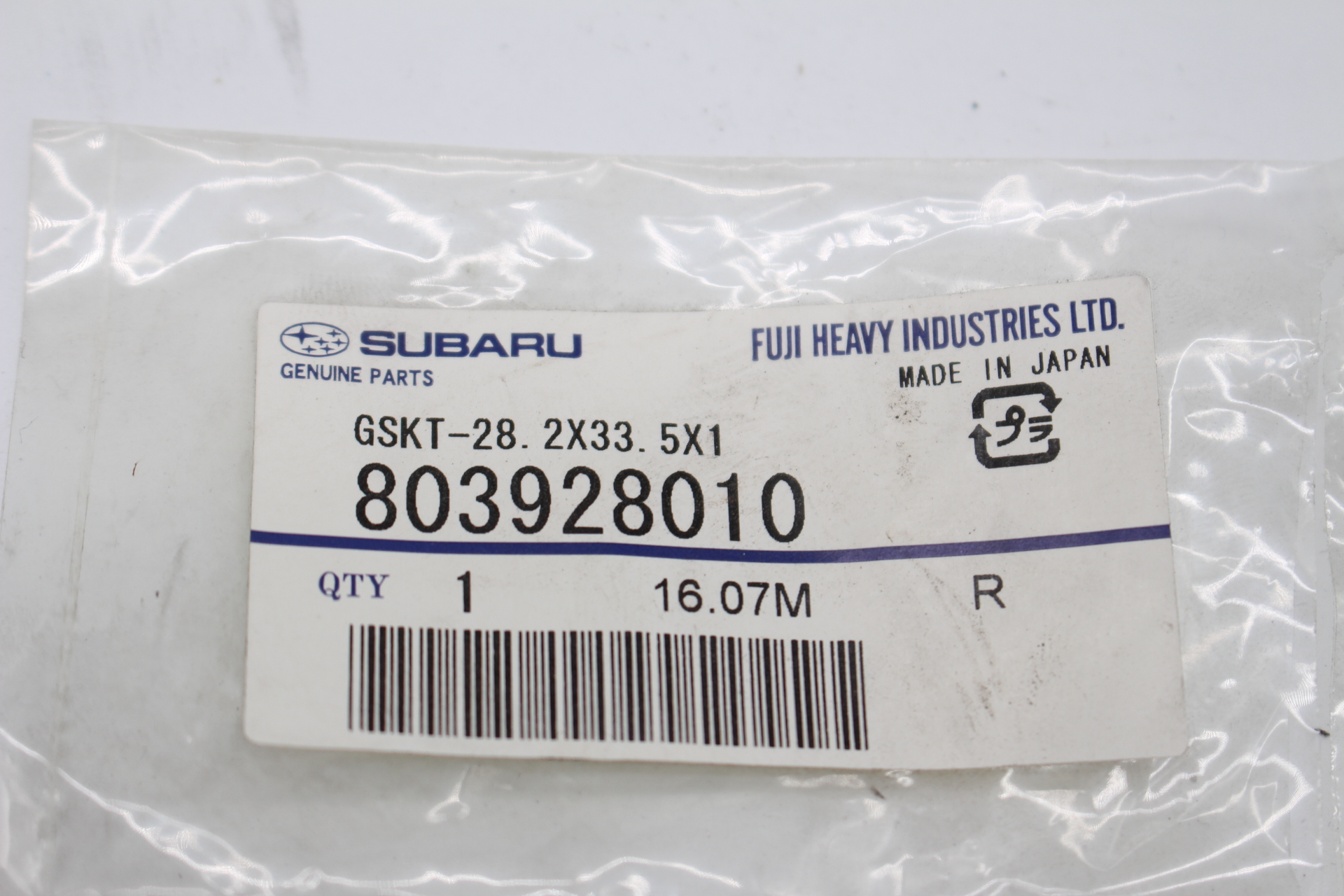 Dichtring Kolbenbolzenverschluss 803928010 für SUBARU EJ20 EJ22 EJ25 Motoren