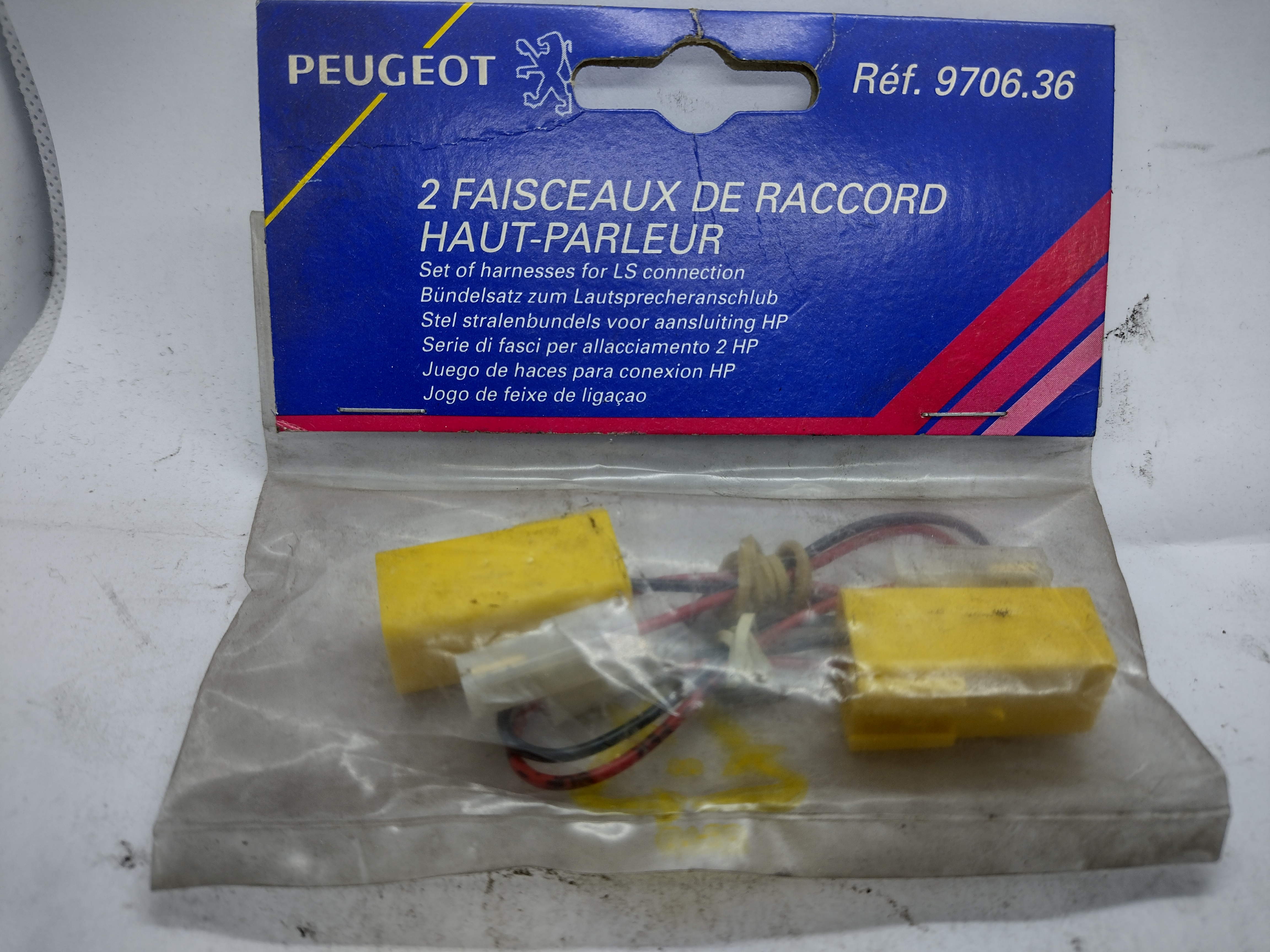 Peugeot Radio ADAPTERKABELSTANG 970636 NEU NOS NEW 