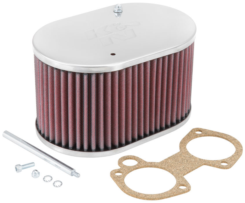 K&N 56-9107 HIGH-FLOW Vergaser Sportluftfilter 51mm 2 Zoll Anschluss 102mm hoch