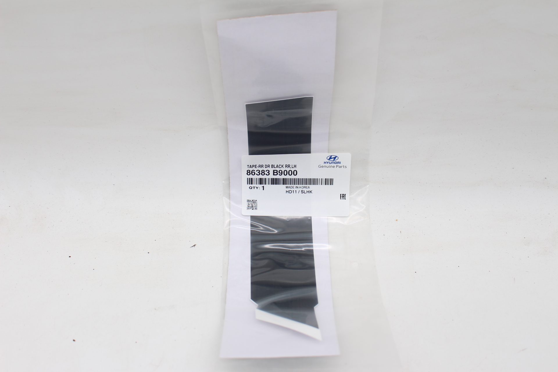 Zierfolie Türrahmen hinten links Hyundai i10 2013-2016 86383B9000 schwarz