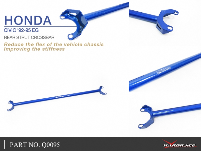Hardrace Strut Crossbar hinten für Honda Civic 5. EG, EH, EJ1/2