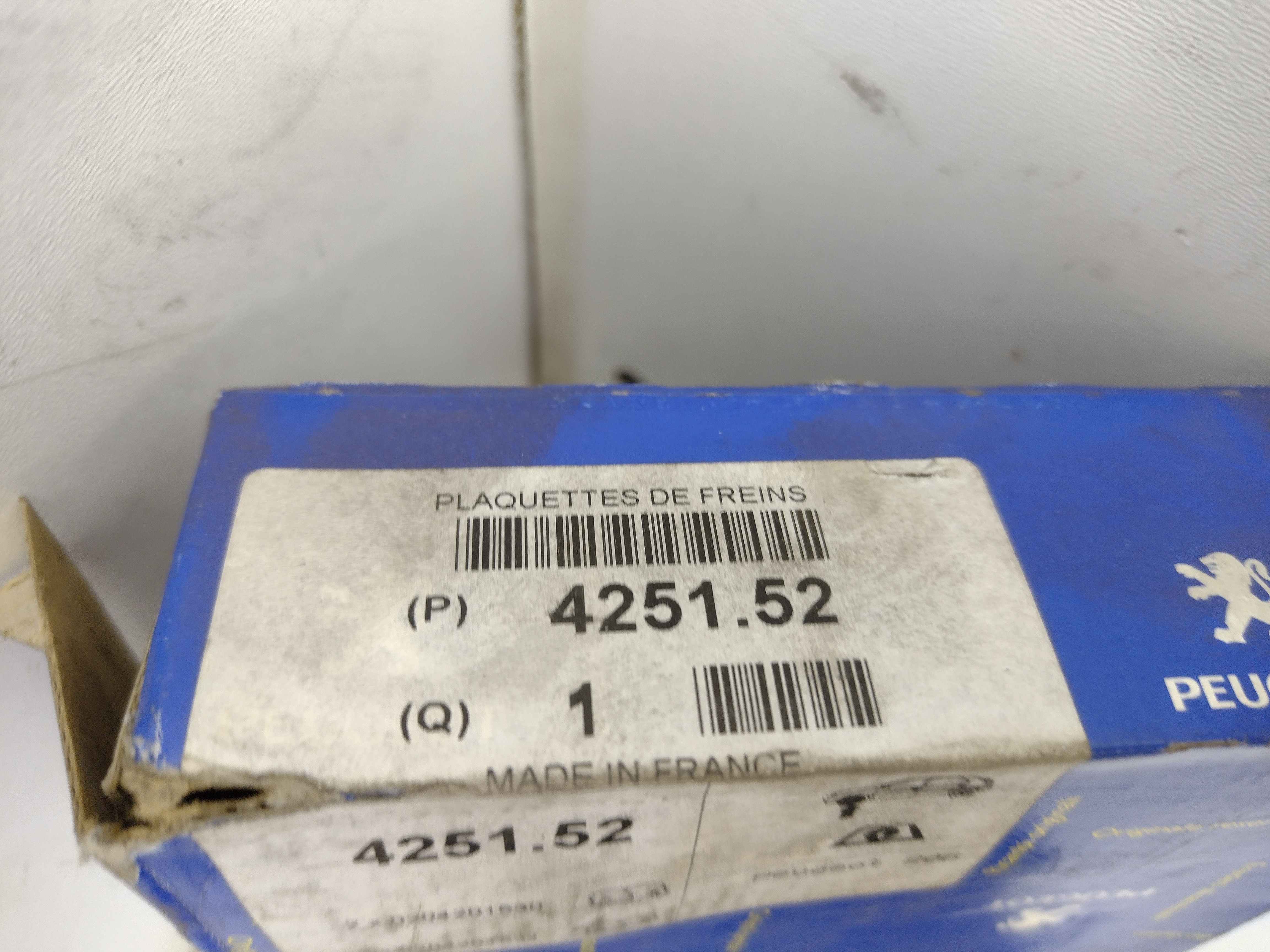  Peugeot 206 306 / Citroen XSARA  Bremsbeläge vorne (Sys.Bosch) 425484 NOS NEW OEM 