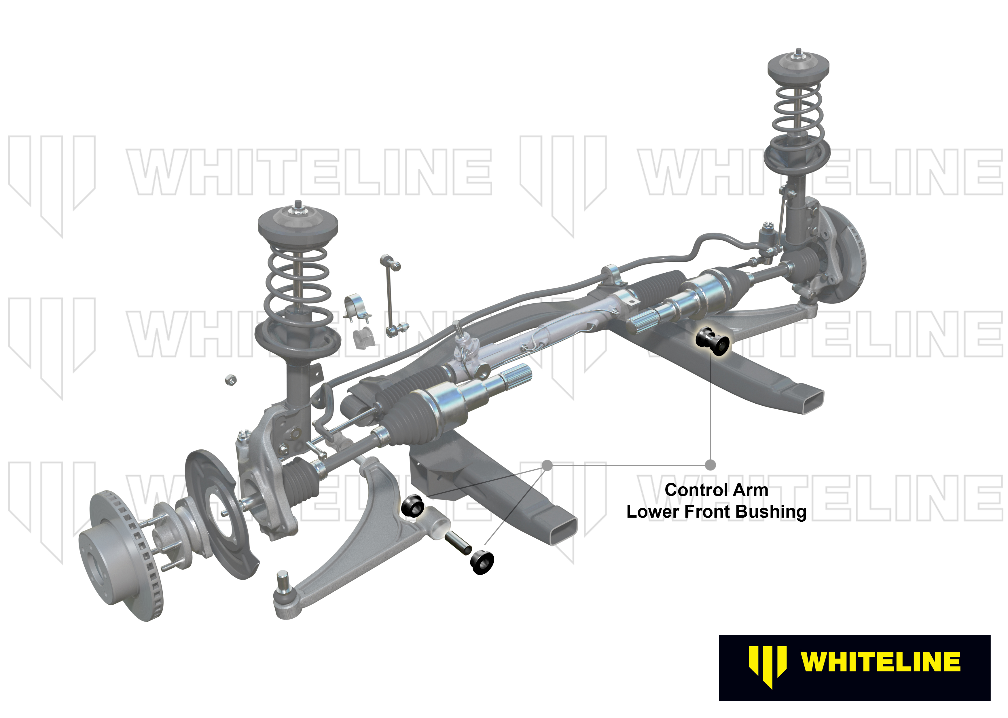Whiteline Querlenker unten - innen vorne Buchsen-Set für Toyota RAV 4 XA10
