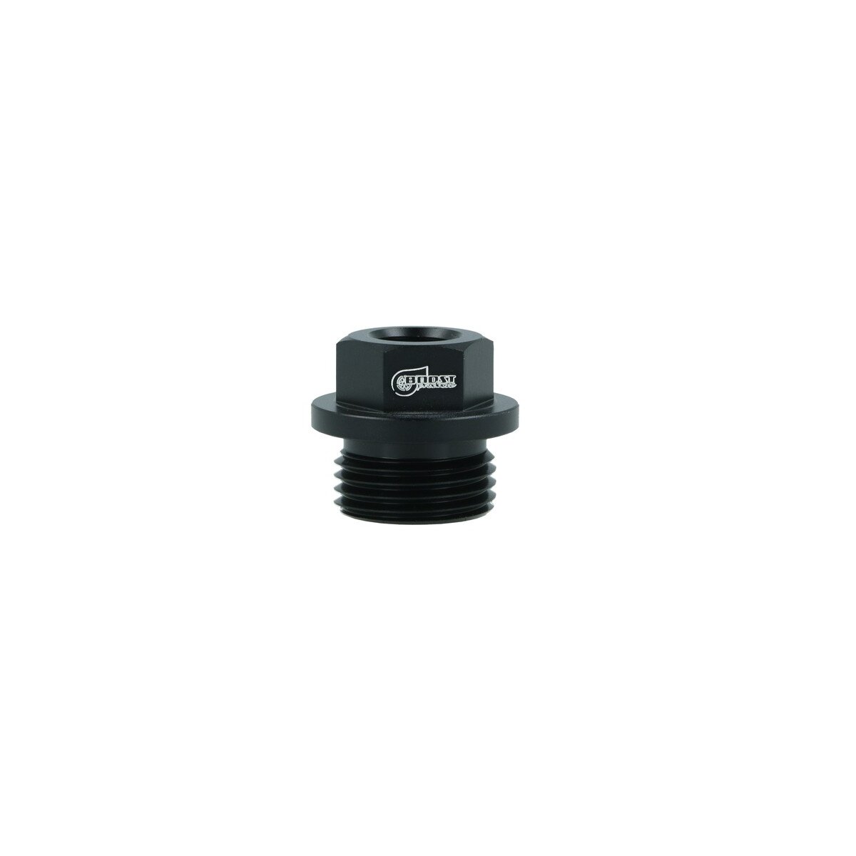 Gewindeadapter ORB Dash 8 männlich zu M10x1,0mm weiblich - schwarz matt
