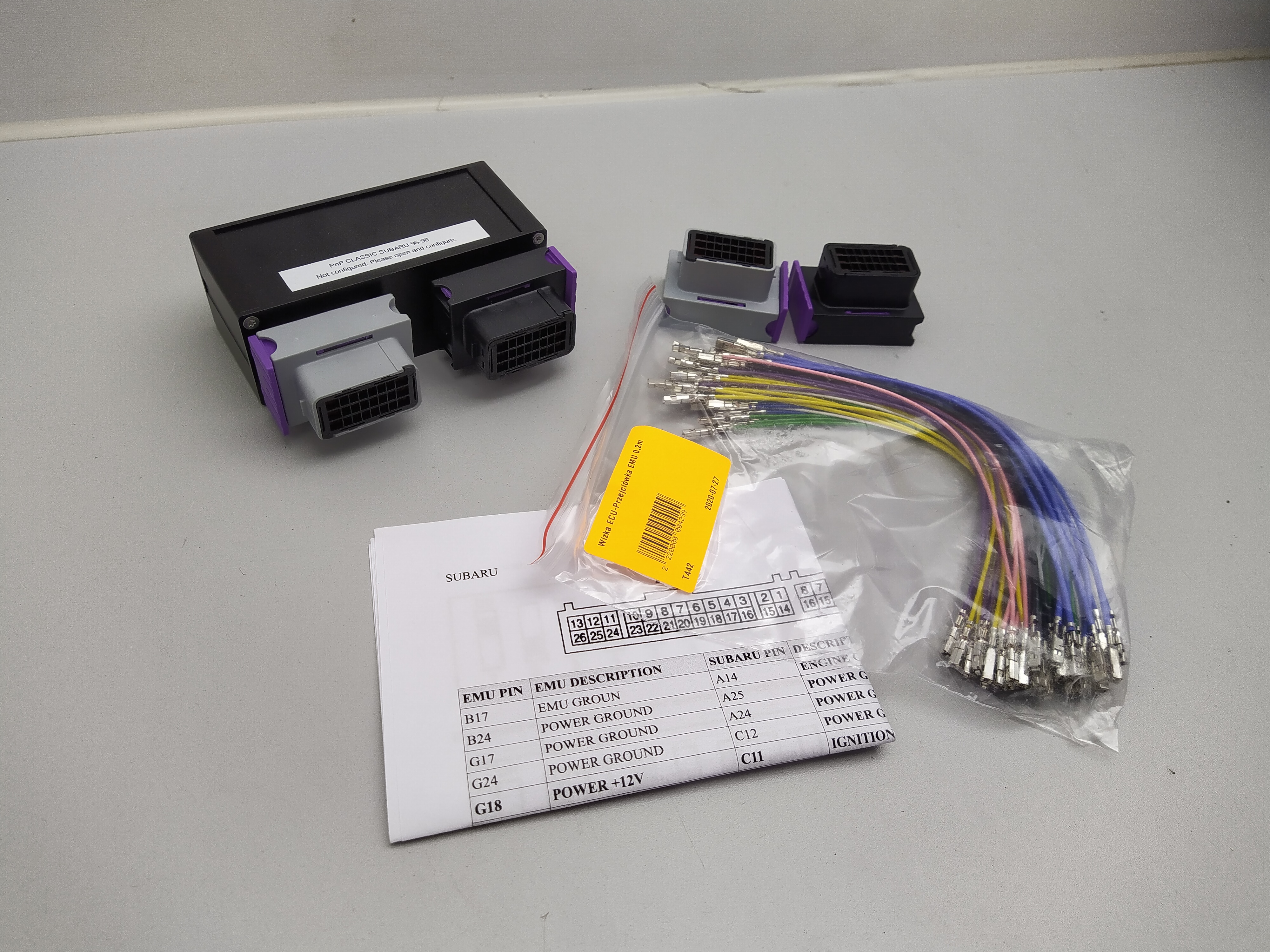 Subaru Impreza MY96-MY98 Plug&Play-Adapter Ecumaster EMU classic Subaru Impreza MY96-MY98 Plug&Play-Adapter Ecumaster EMU classic