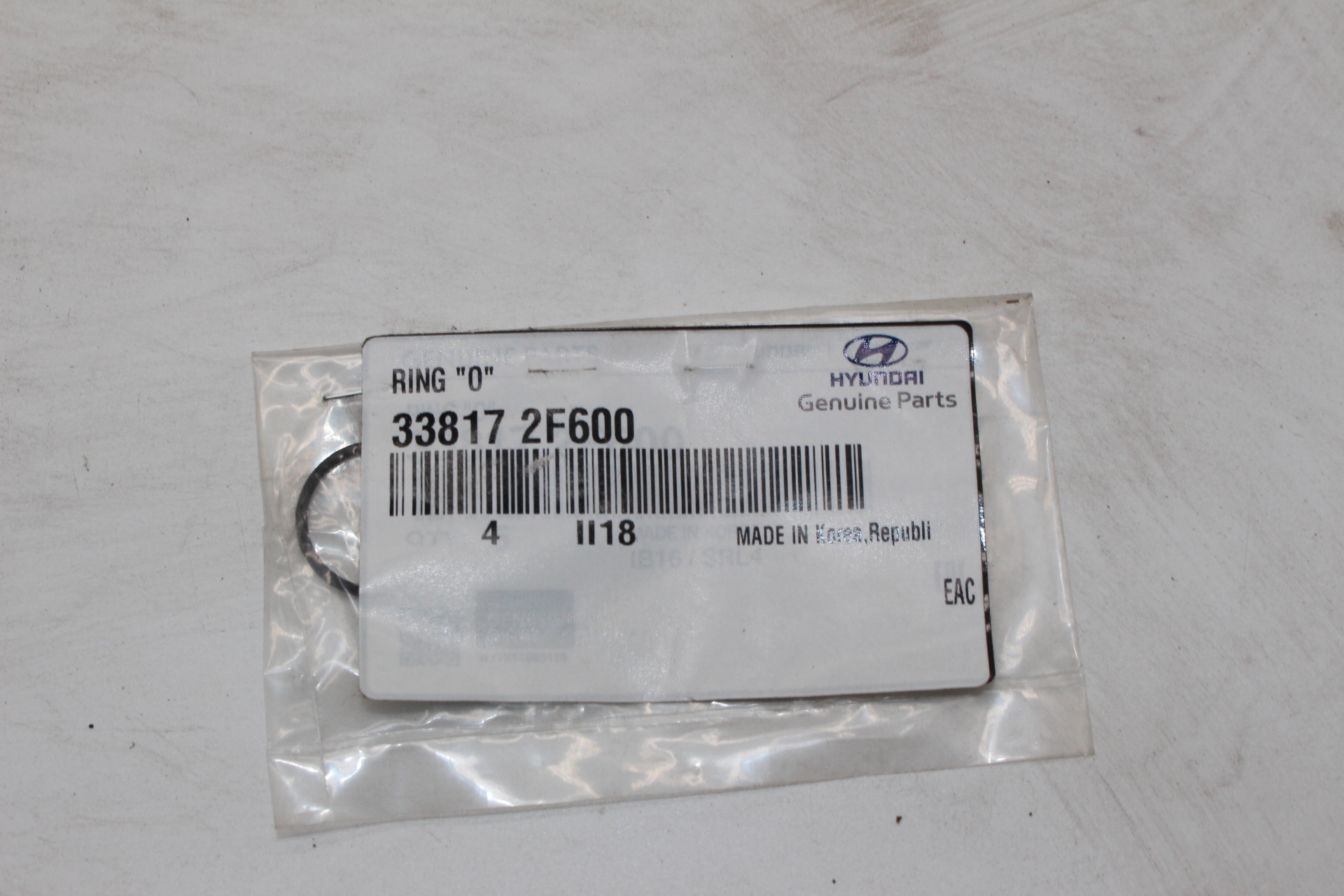 Hyundai 338172F600 O-Ring Dichtung