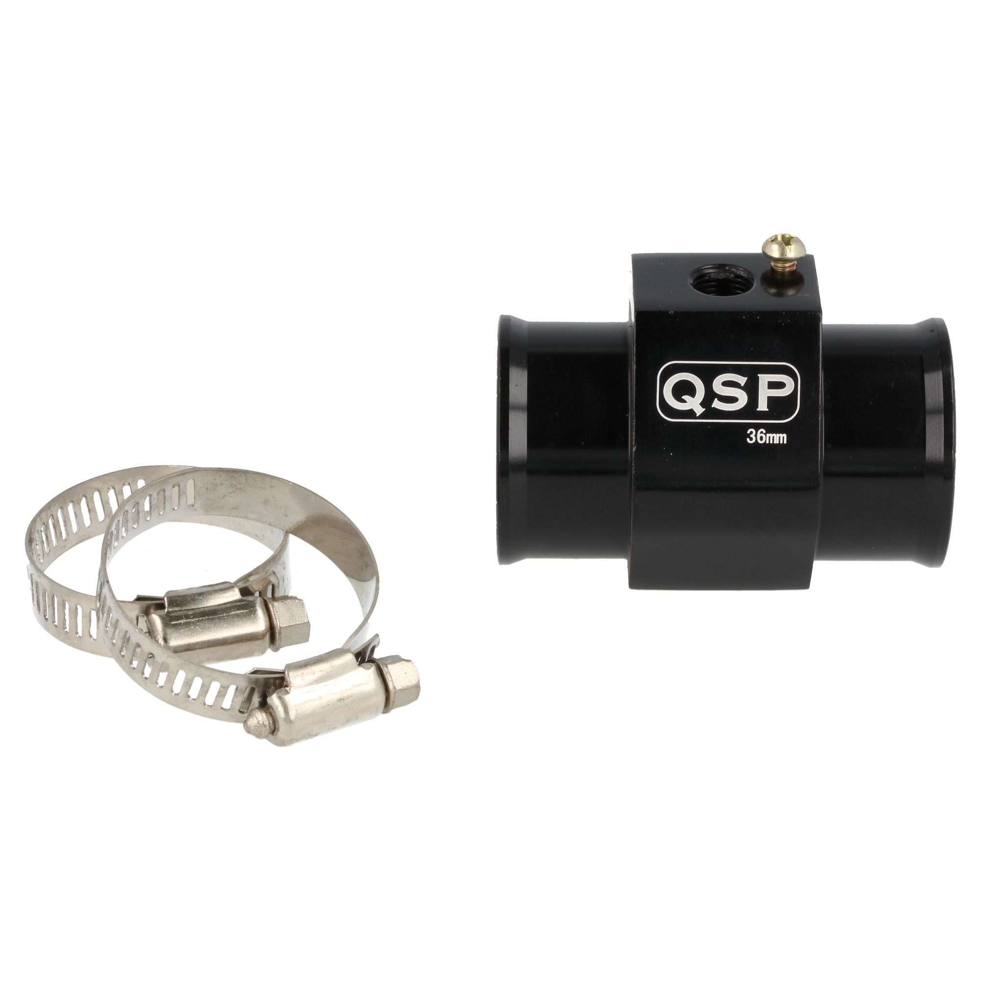 QSP T-Adapter für 1/8 NPT sensor - 26mm - Schwarz