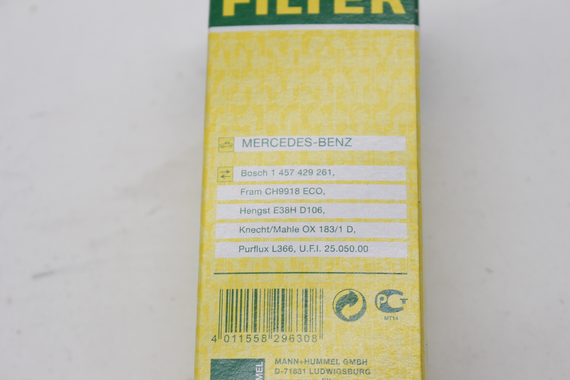 MANN-FILTER HU514x – Ölfilter für MERCEDES-BENZ SMART