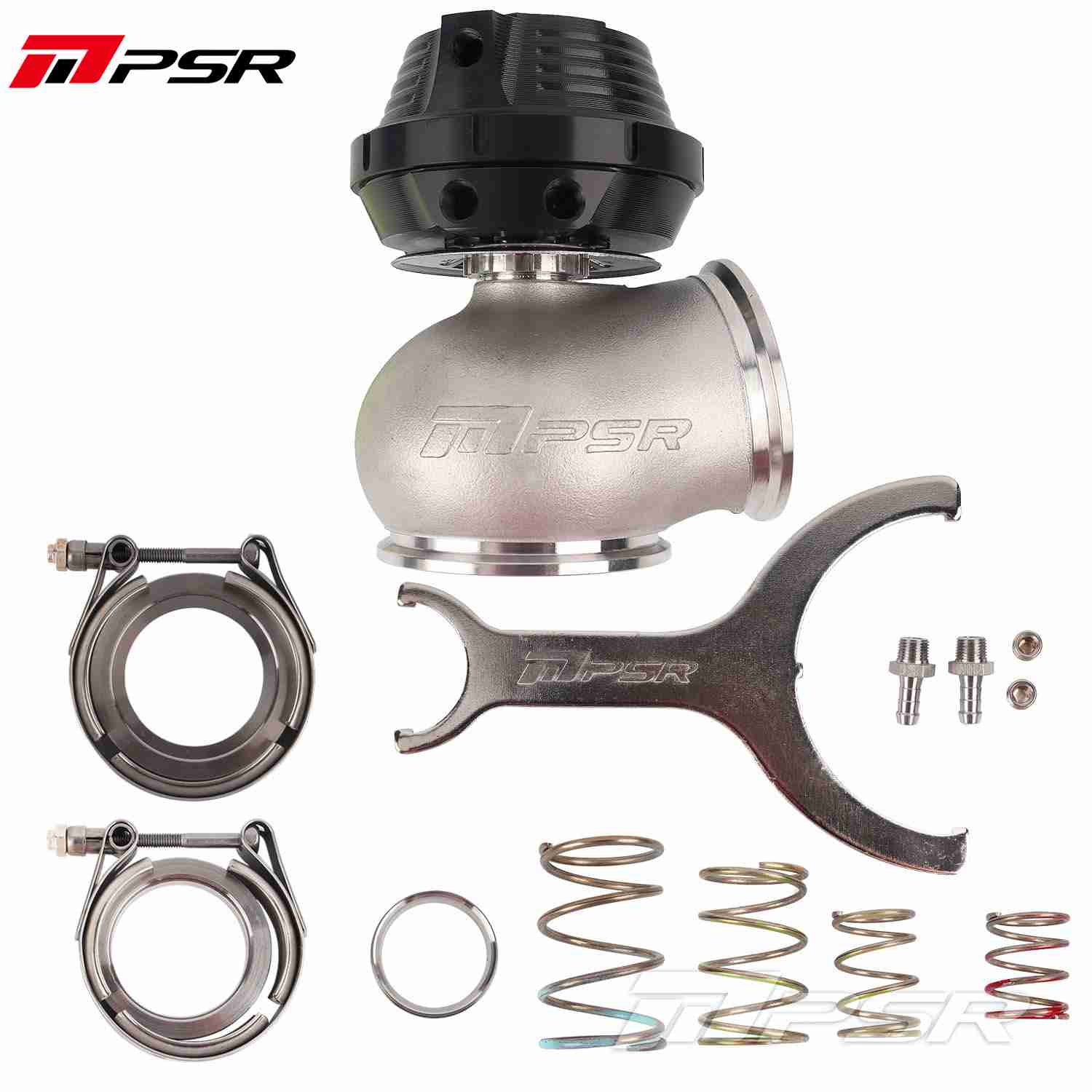 Pulsar PSR neu Generation Wastegate 60mm Vband Extern Wastegate - Schwarz