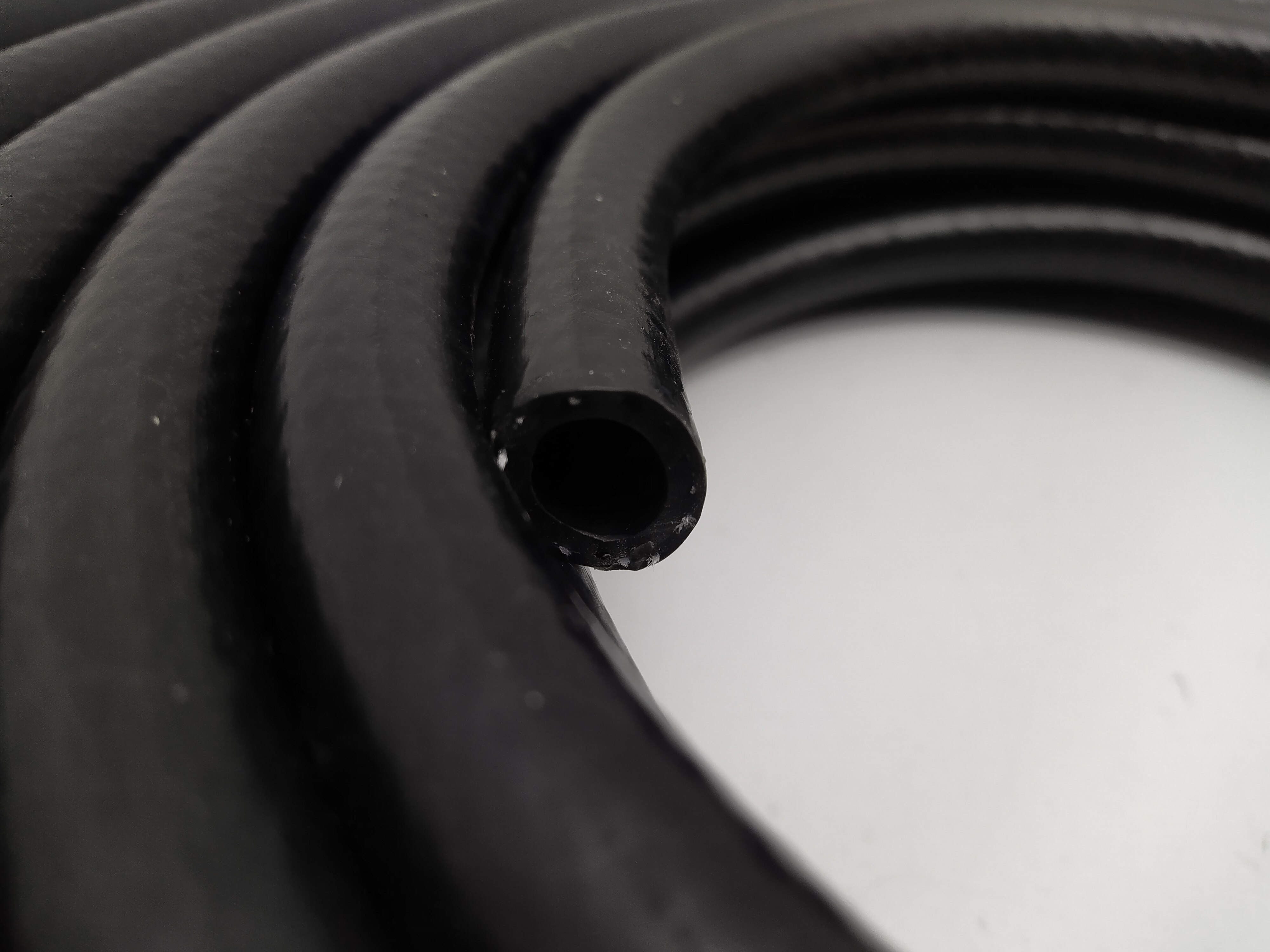 12mm Silikon Unterdruckschlauch verstärkt schwarz
