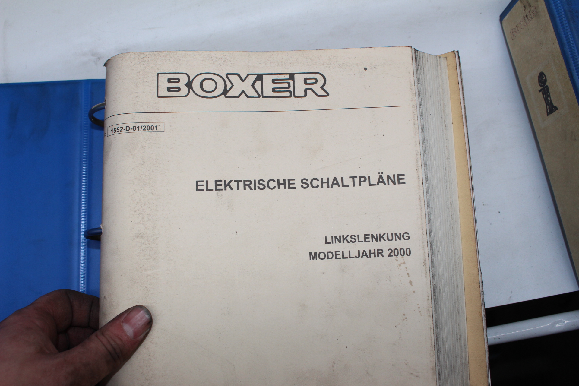 Peugeot Boxer Werkstattordner - Originale Reparaturanleitung, Schaltpläne & Handbücher
