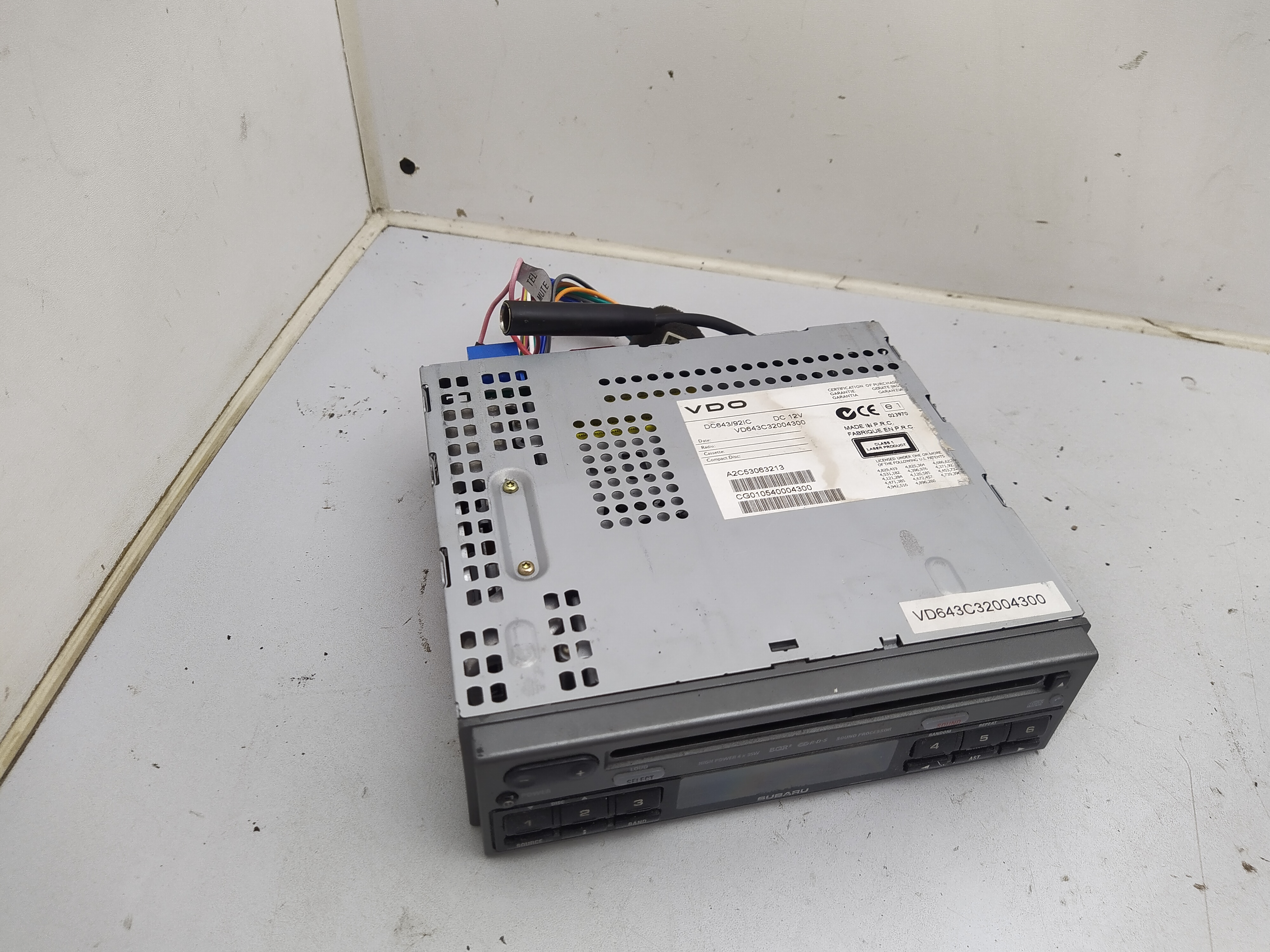 Subaru CD Radio Impreza GD GG Newage WRX Subaru CD Radio Impreza GD GG Newage WRX