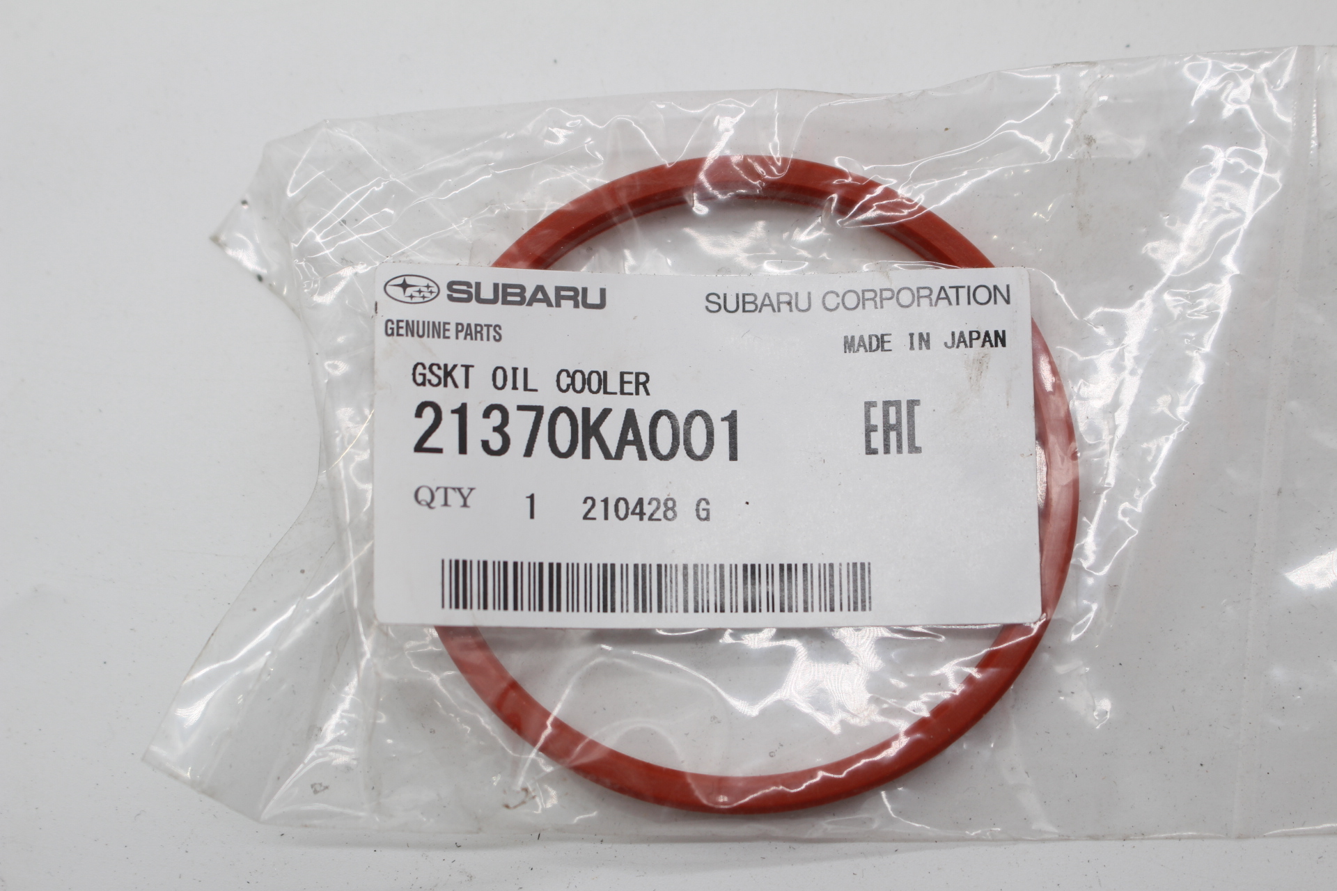 Dichtung Ölkühler 21370KA001 für Subaru Impreza GT/WRX/STI, WRX STI 2014+, WRX 2014+, Legacy, Forester, BRZ