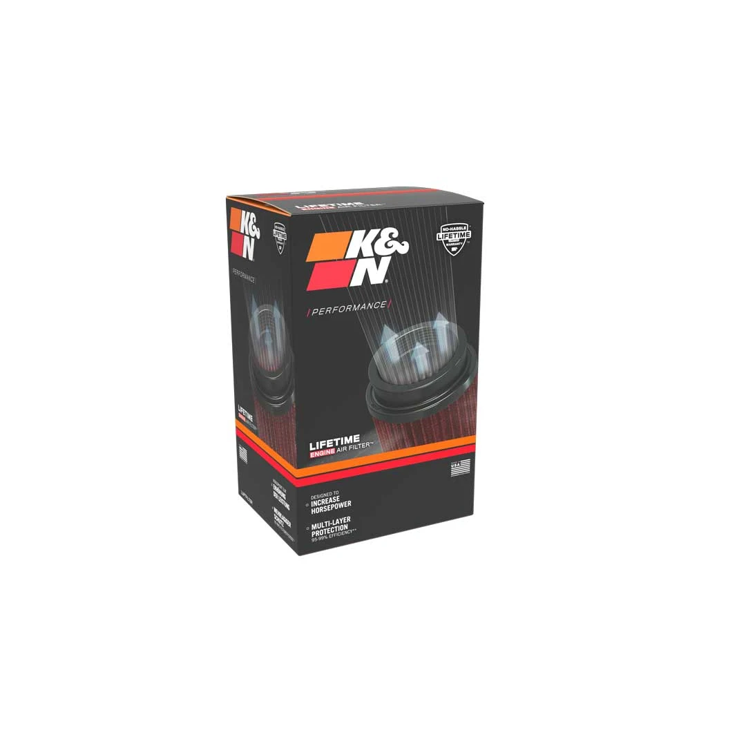 K&N 56-9107 HIGH-FLOW Vergaser Sportluftfilter 51mm 2 Zoll Anschluss 102mm hoch