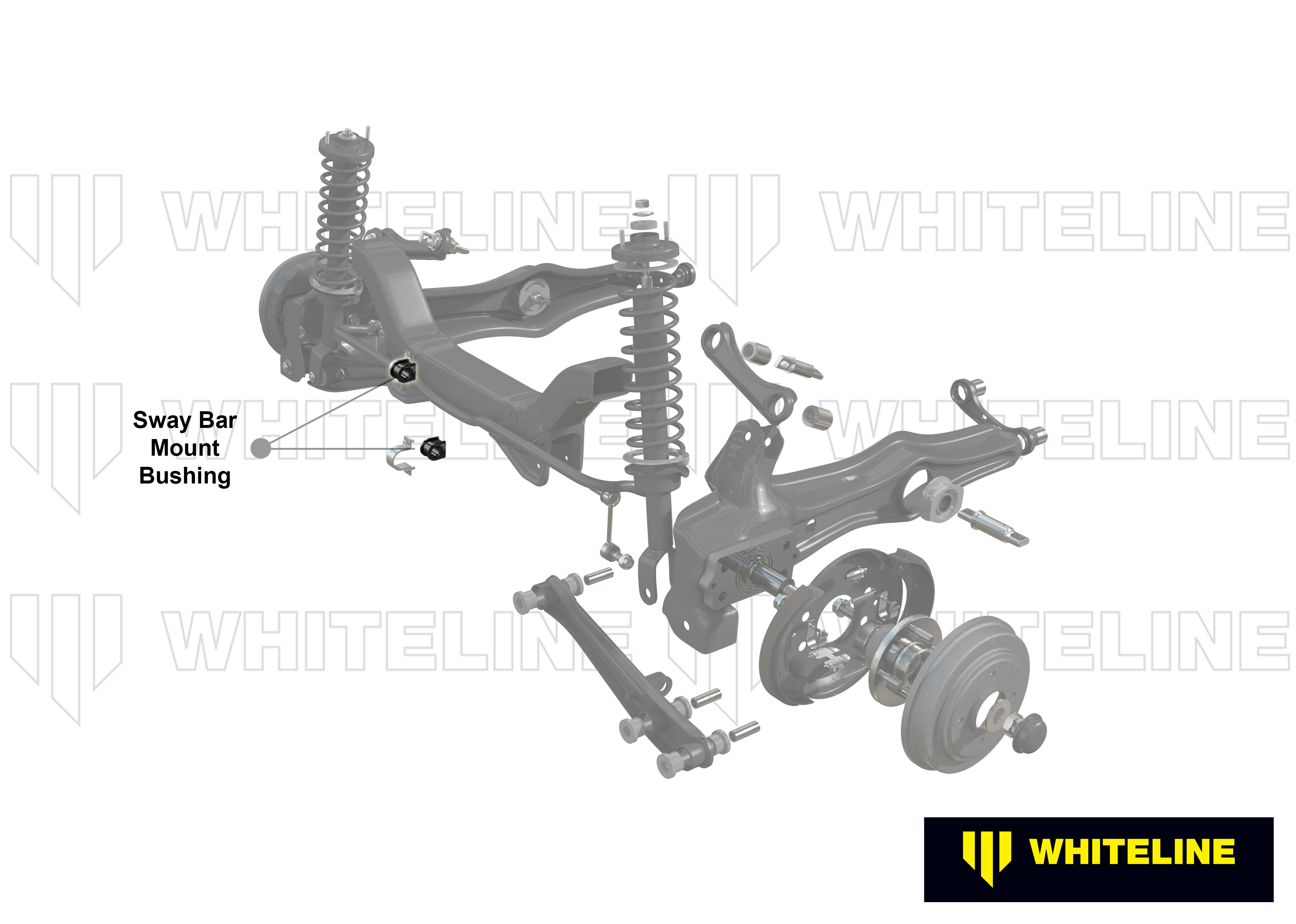 Whiteline Stabilisatorlager 24mm für Honda Integra DC2 TYPE R