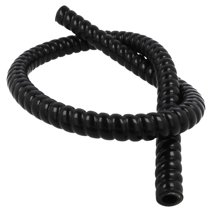 QSP Flexible Silikonschlauch - 19mm - Schwarz