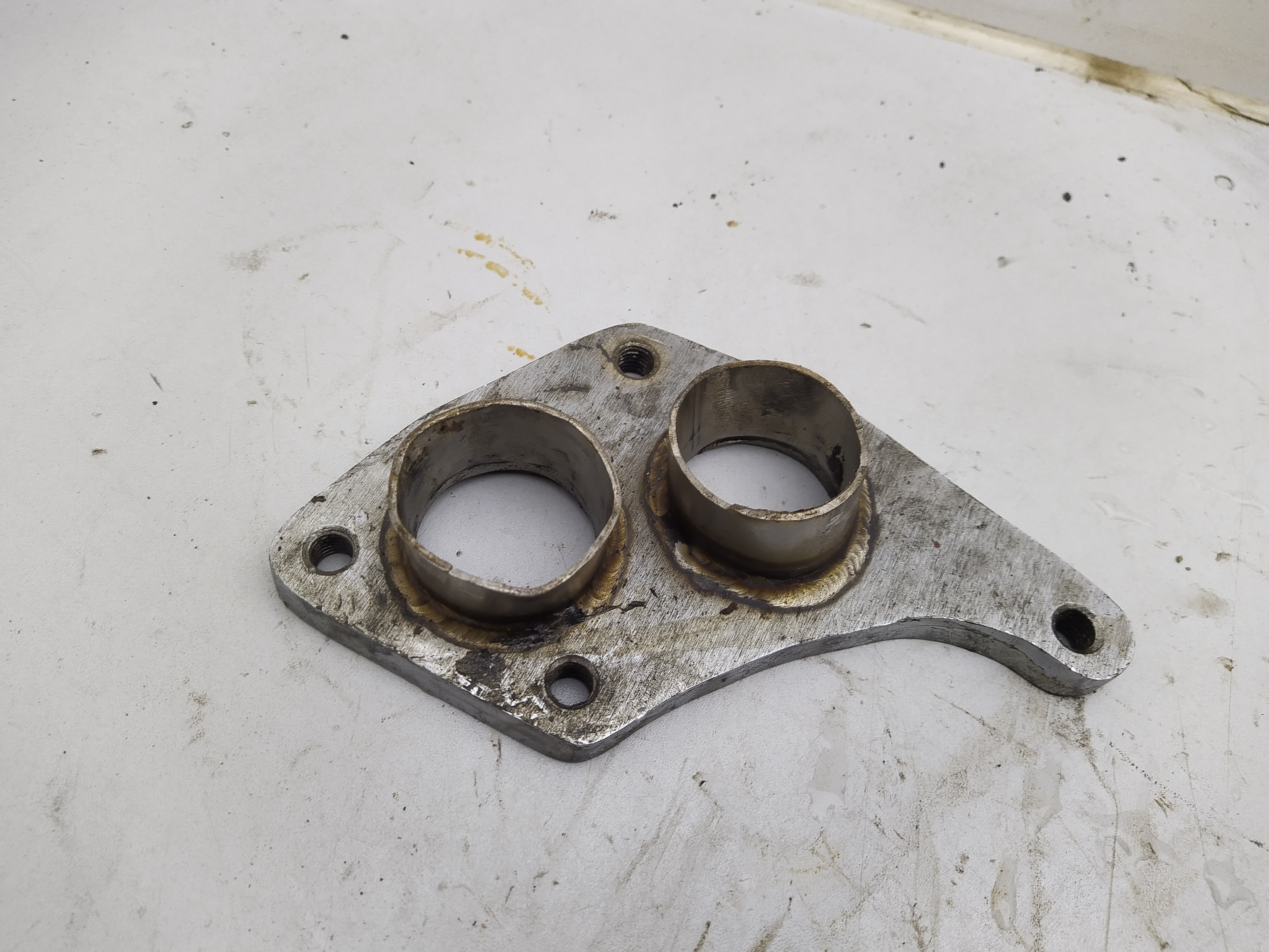 Flansch V2A Edelstahl für Subaru Impreza WRX STI mit Twinscroll Turbolader GDA GDB Flansch V2A Edelstahl für Subaru Impreza WRX STI mit Twinscroll Turbolader GDA GDB