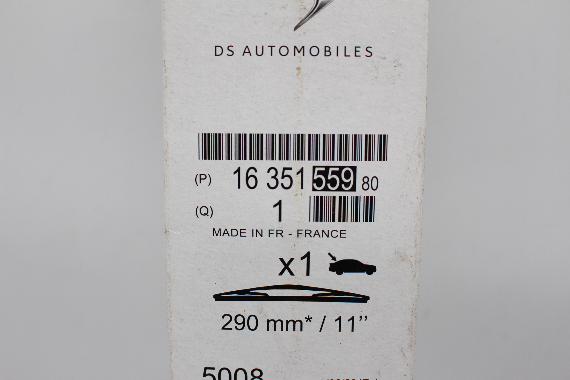 Peugeot / Citroen Wischerblatt hinten 1635155980 NEU NOS NEW OEM