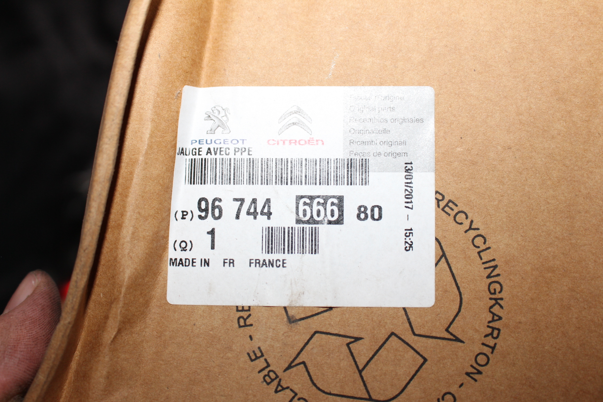 Peugeot 208 / Citroen C4 Kraftstoff-Fördereinheit Benzinpumpe 9674466680 NEU NOS NEW