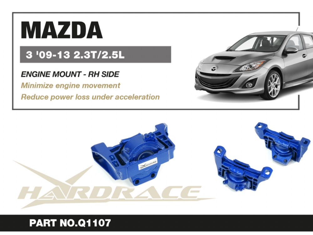 Hardrace rechts seitlich Motorlager für Mazda 3 / AXELA 2. BL