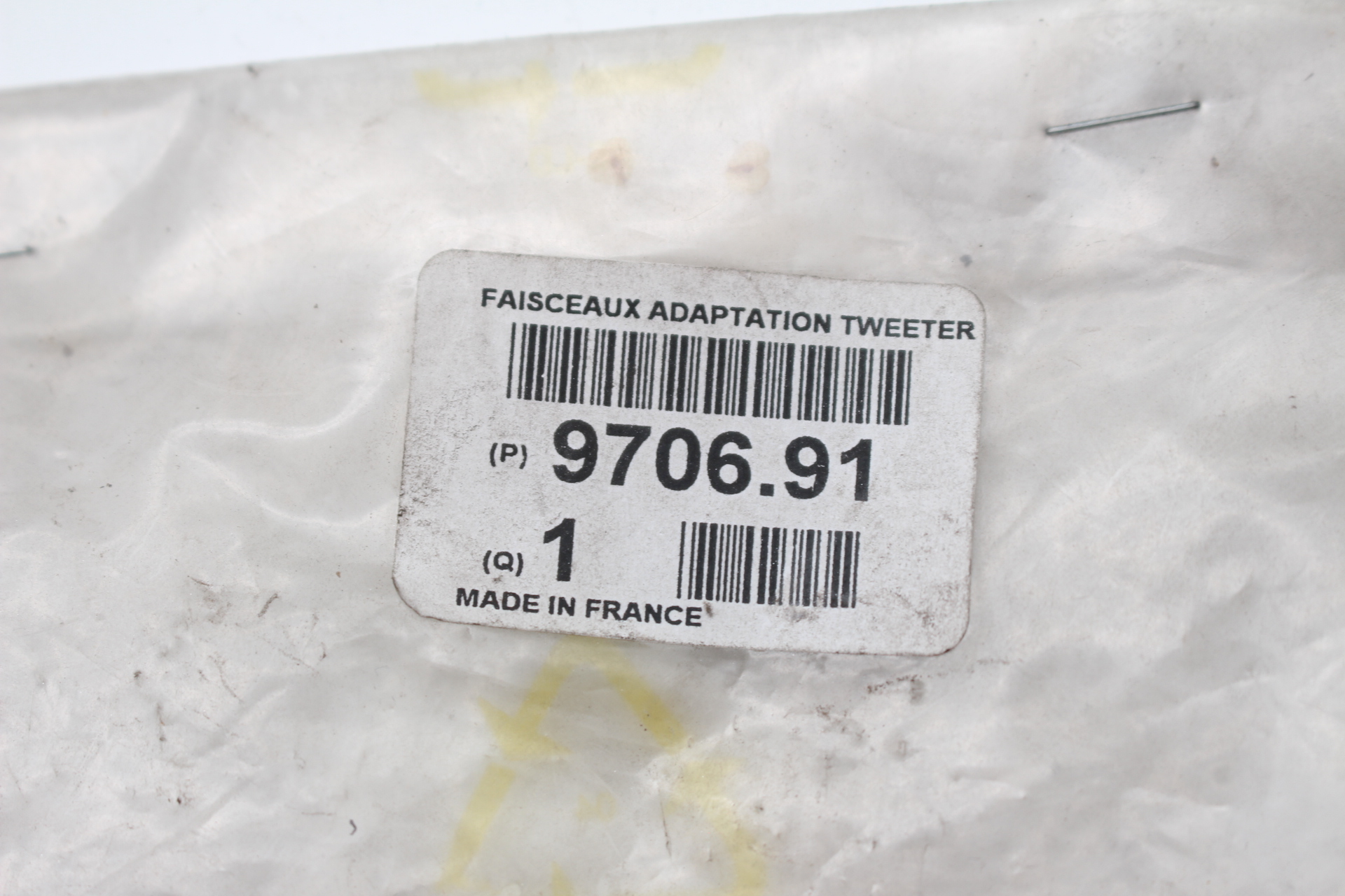 Adapterkabel Für Lautsprecher 970691 Citroen / Peugeot  NEU NOS NEW