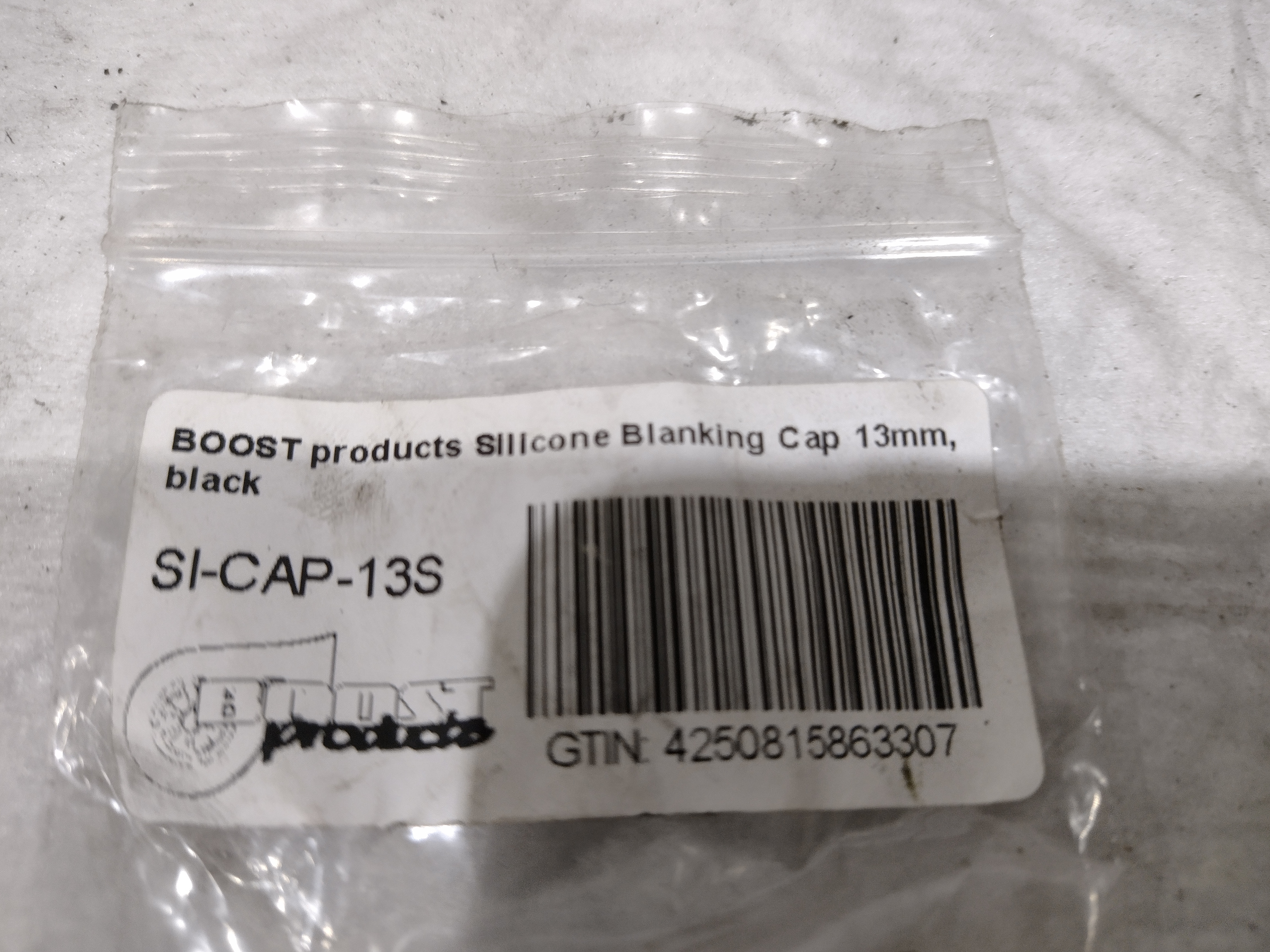 Silikon Verschlusskappe 13mm, schwarz | BOOST products