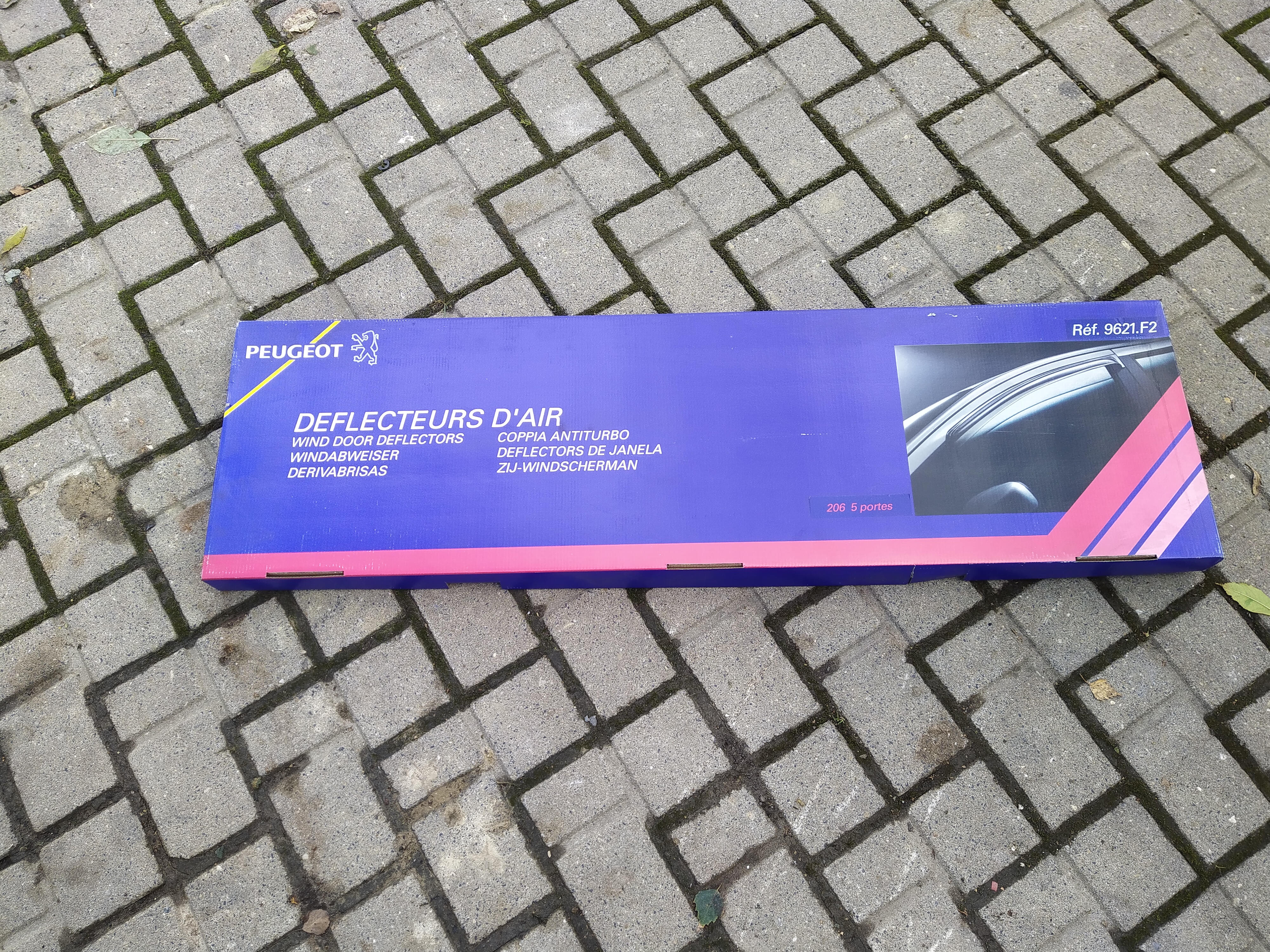 Original Design Peugeot 206 Windabweiser 9621F2 NEU NOS NEW RAR SELTEN Original Design Peugeot 206 Windabweiser 9621F2 NEU NOS NEW RAR SELTEN