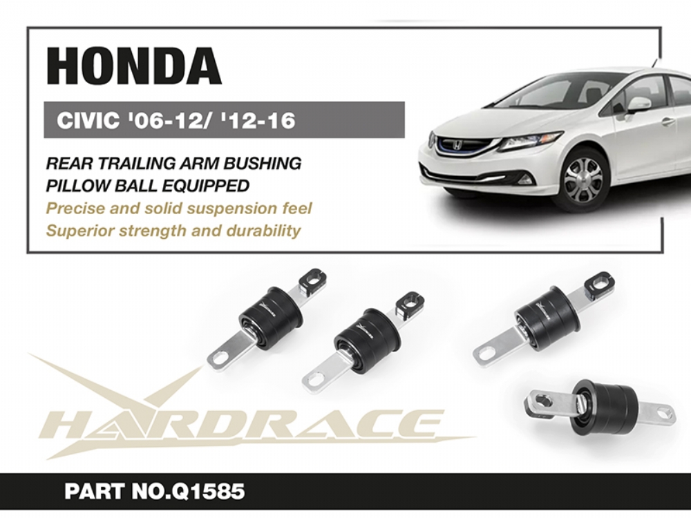 Hardrace Längslenkerbuchse hinten für Honda Civic 8. FD, Civic 9. FG, FB