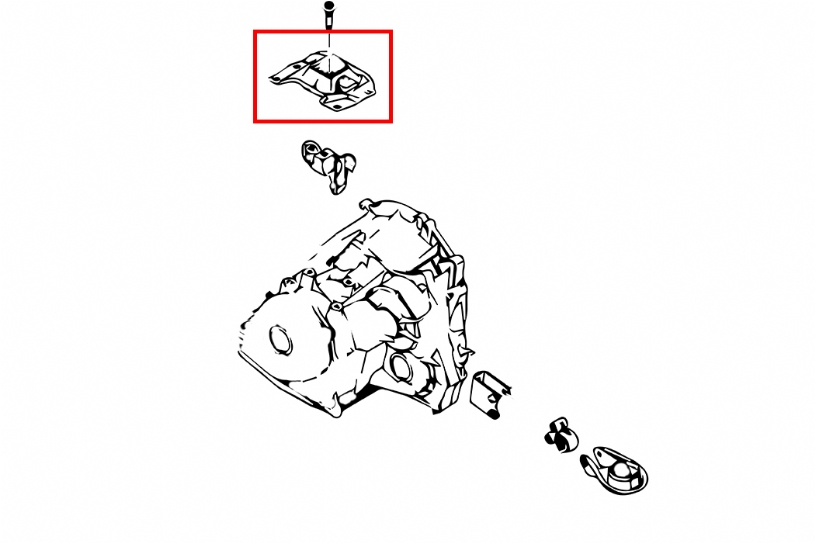 Hardrace links seitlich Motorlager für Ford Focus MK2, Focus MK3
