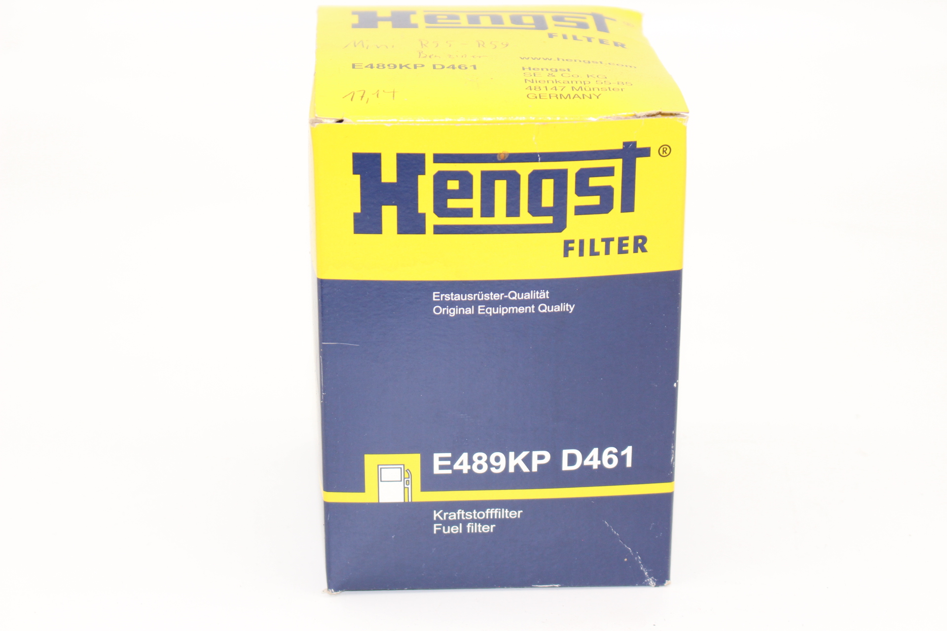 Kraftstofffilter HENGST FILTER E489KP D461 für MINI R55-R59