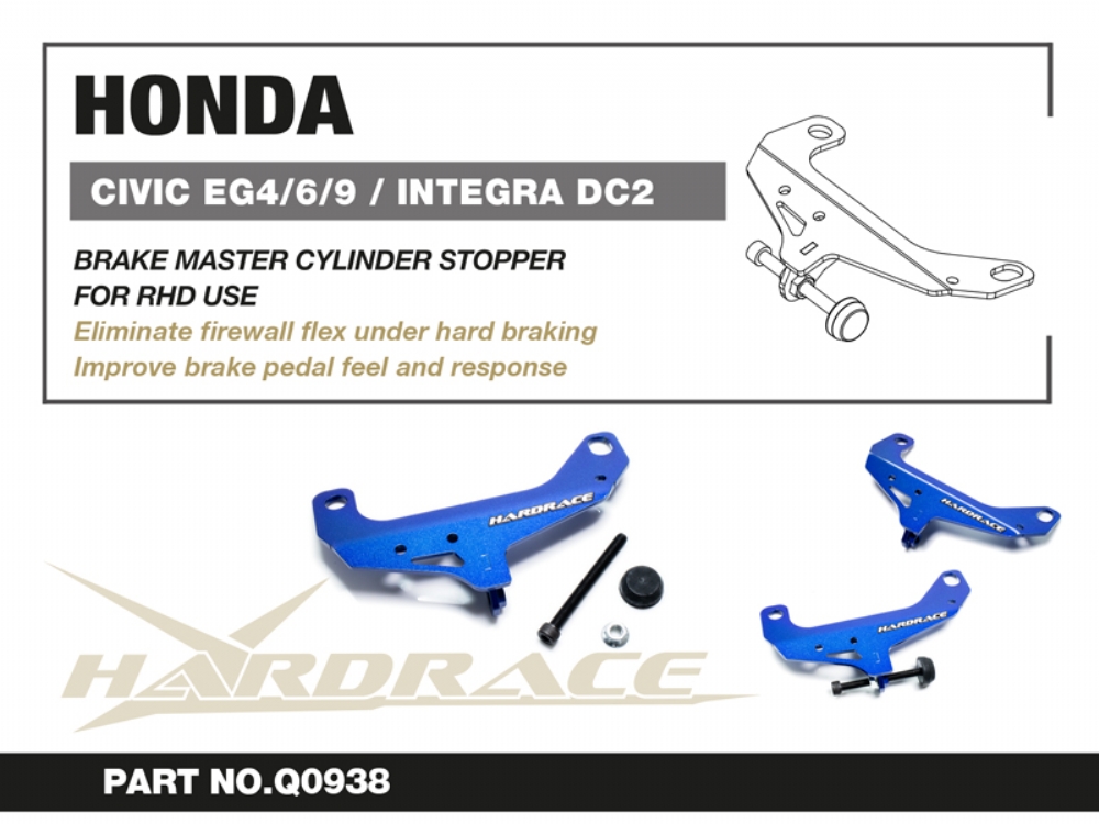 Hardrace Brems Hauptbremszylinder Halterung für Honda Civic 5. EG, EH, EJ1/2
