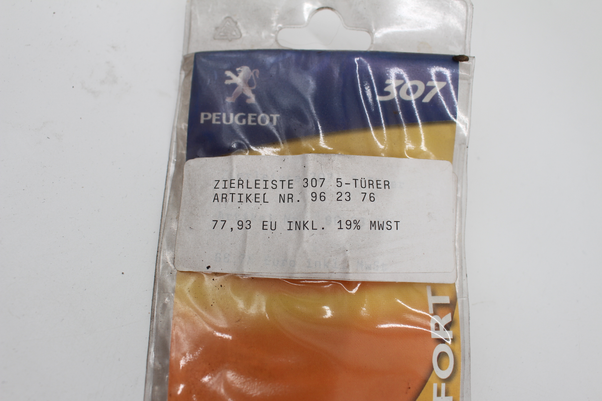 Peugeot 307 5 Türe Edelstahl Einstiegsleisten 962376 NEU NOS NEW OEM 