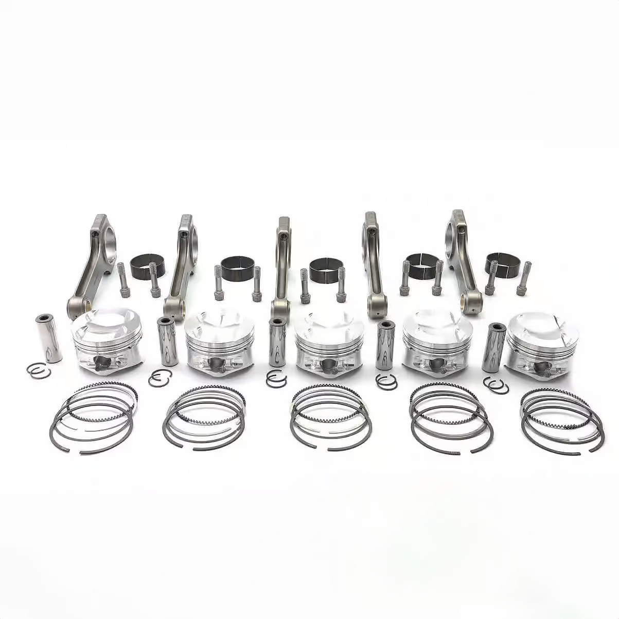 EA855 Schmiedekolben- & Stahlpleuel-Set JE & BAR-TEK® für 07K 2.5l FSI EA855 5-Zylinder 20V