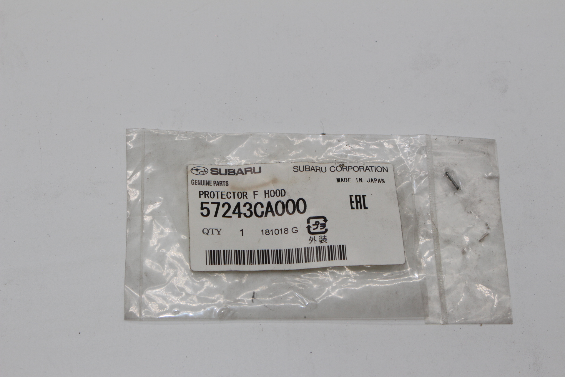 Bumper Step Pad. Liftgate Finish Panel Gasket. Side Body Trim Protector (Front). 57243CA000 für SUBARU 1990 - 2025.
