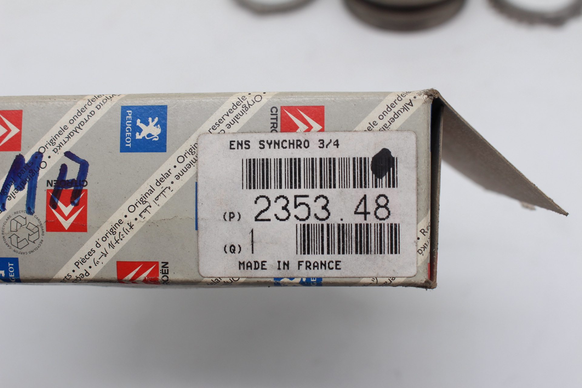 Peugeot / Citroen SYNCHRON FÜR GETRIEBE 235348 NEU NOS NEW