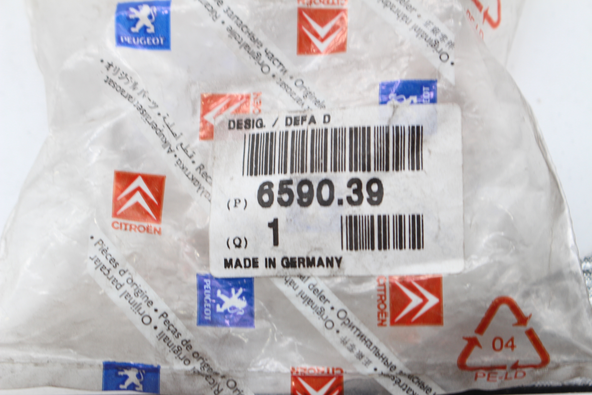 Peugeot 307 Halter, Sensor-Einparkhilfe PDC 659039 NEU NOS NEW OEM