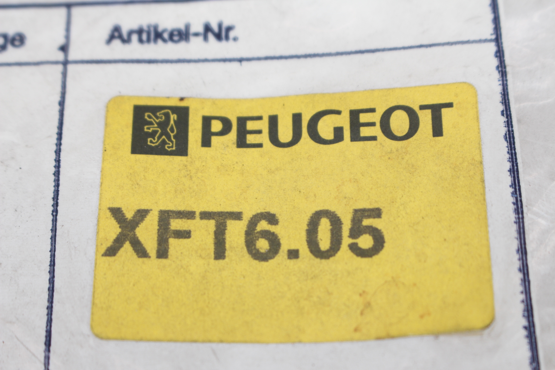 Peugeot Kabelreparatursatz XFT6.05 XFT605 NEU NOS NEW OEM