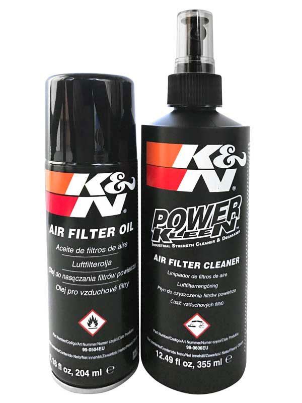 K&N Filter Care Service Kit Aerosol Luftfilter Reinigungsset Öl Cleaner 99-5000EU