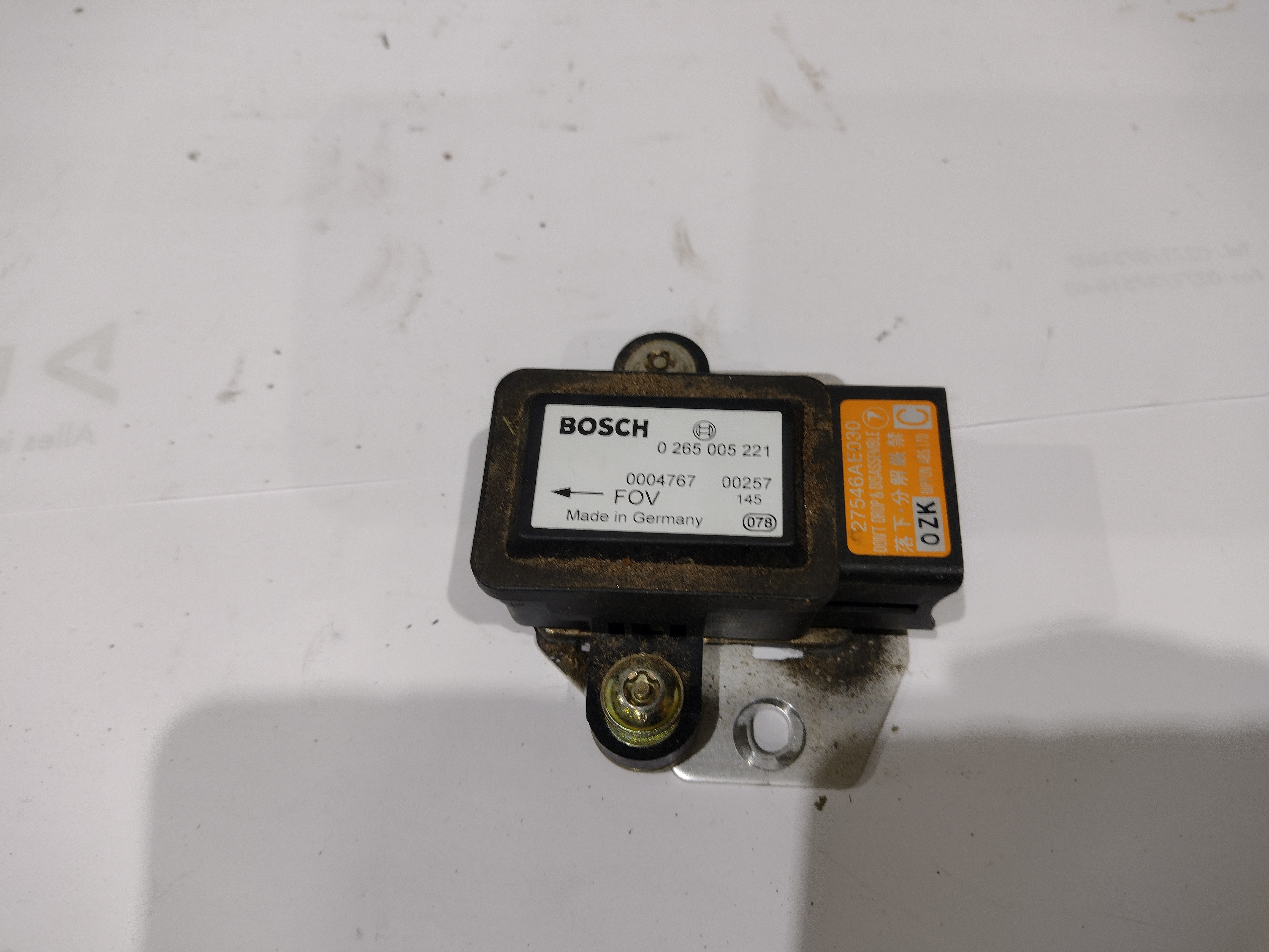 G Sensor 27546AE030 - Sensor V/CONT für Subaru Outback H6 Legacy BE BH BOSCH 0265005221