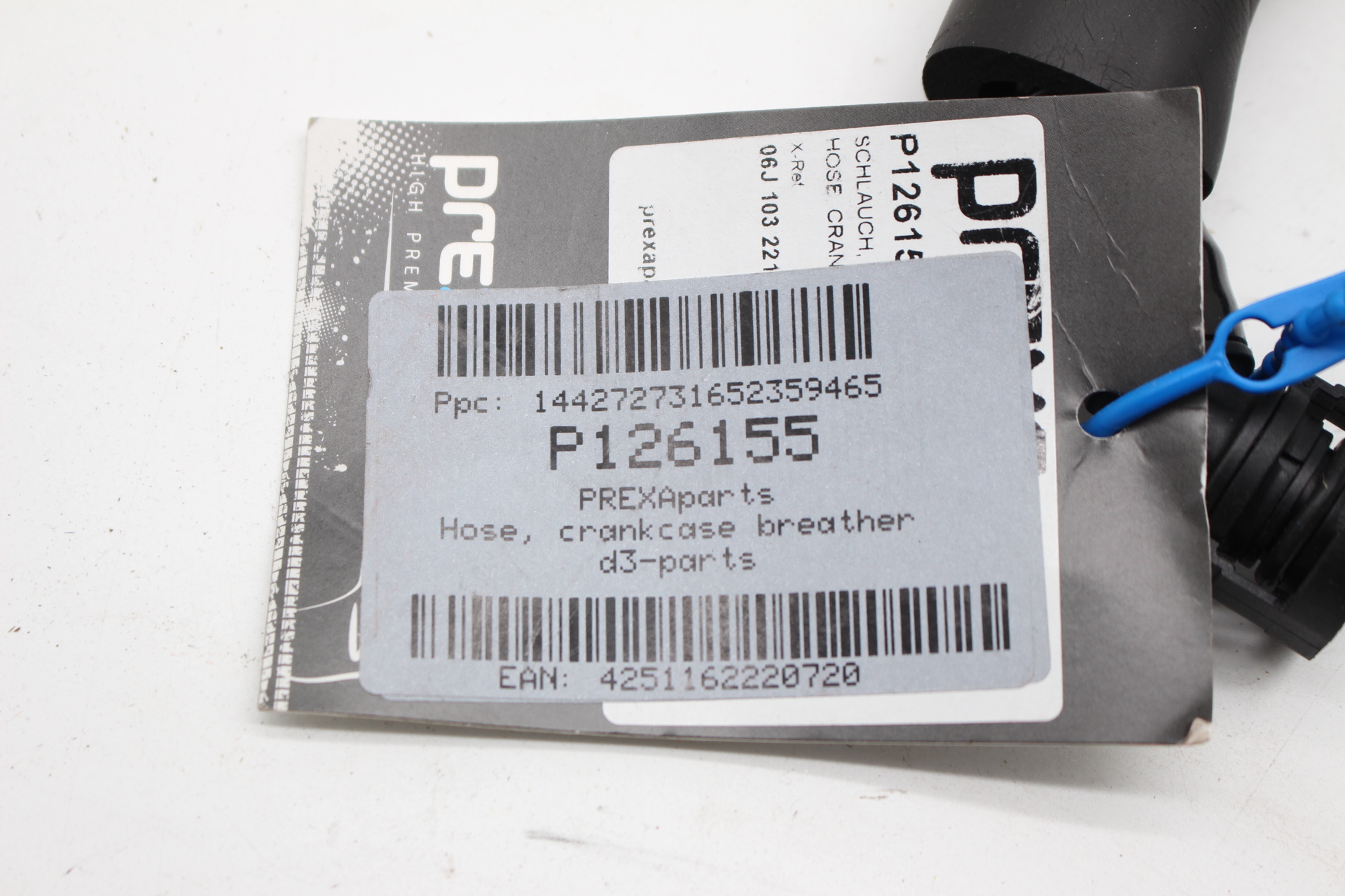 PREXAparts P126155 – Schlauch, Kurbelgehäuseentlüftung für VAG VW AUDI SEAT SKODA 1.8 2.0 TSI