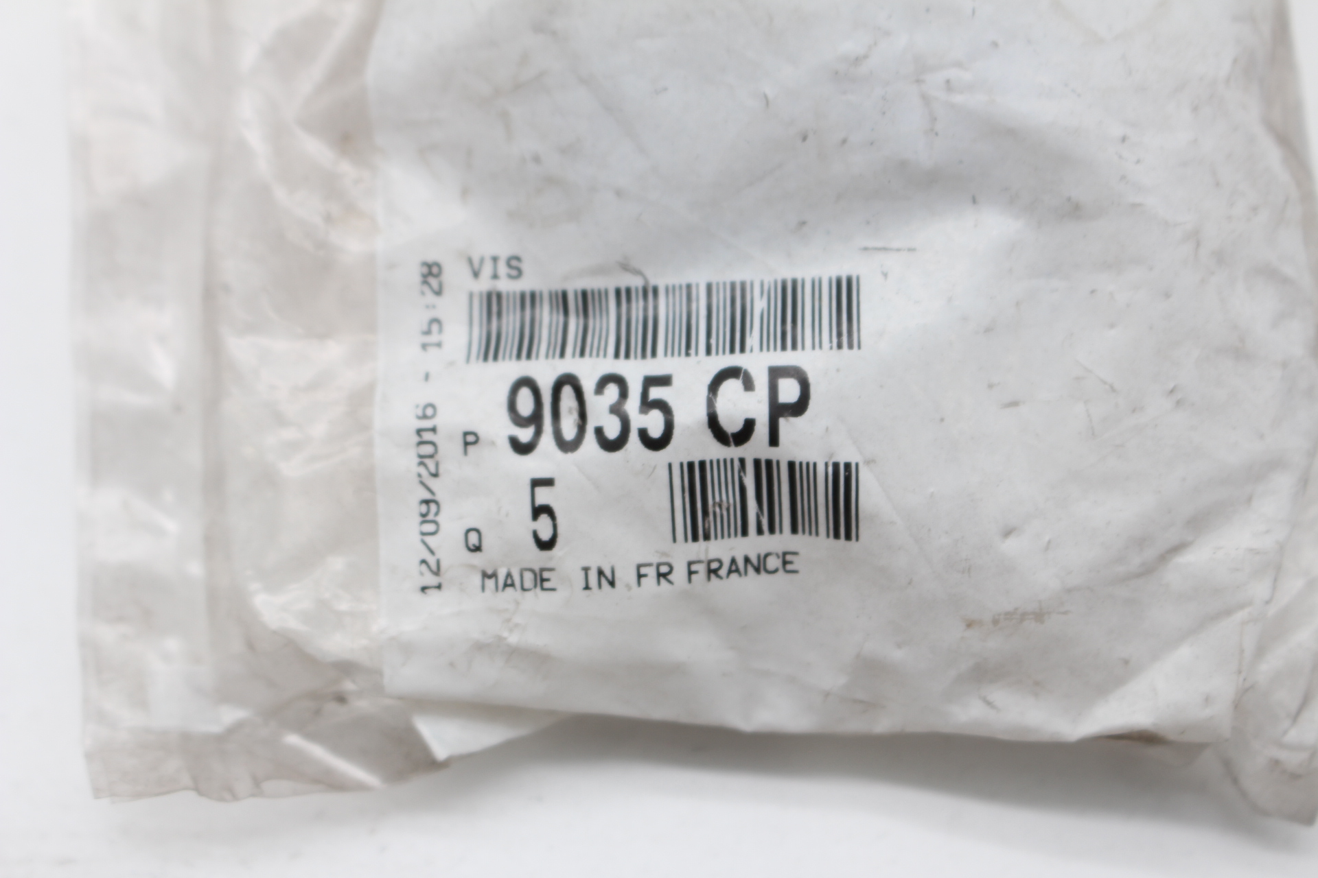Peugeot / Citroen BEF -SCHRAUBE FÜR TÜRSCHARNIER 9035CP NEU NOS NEW OEM